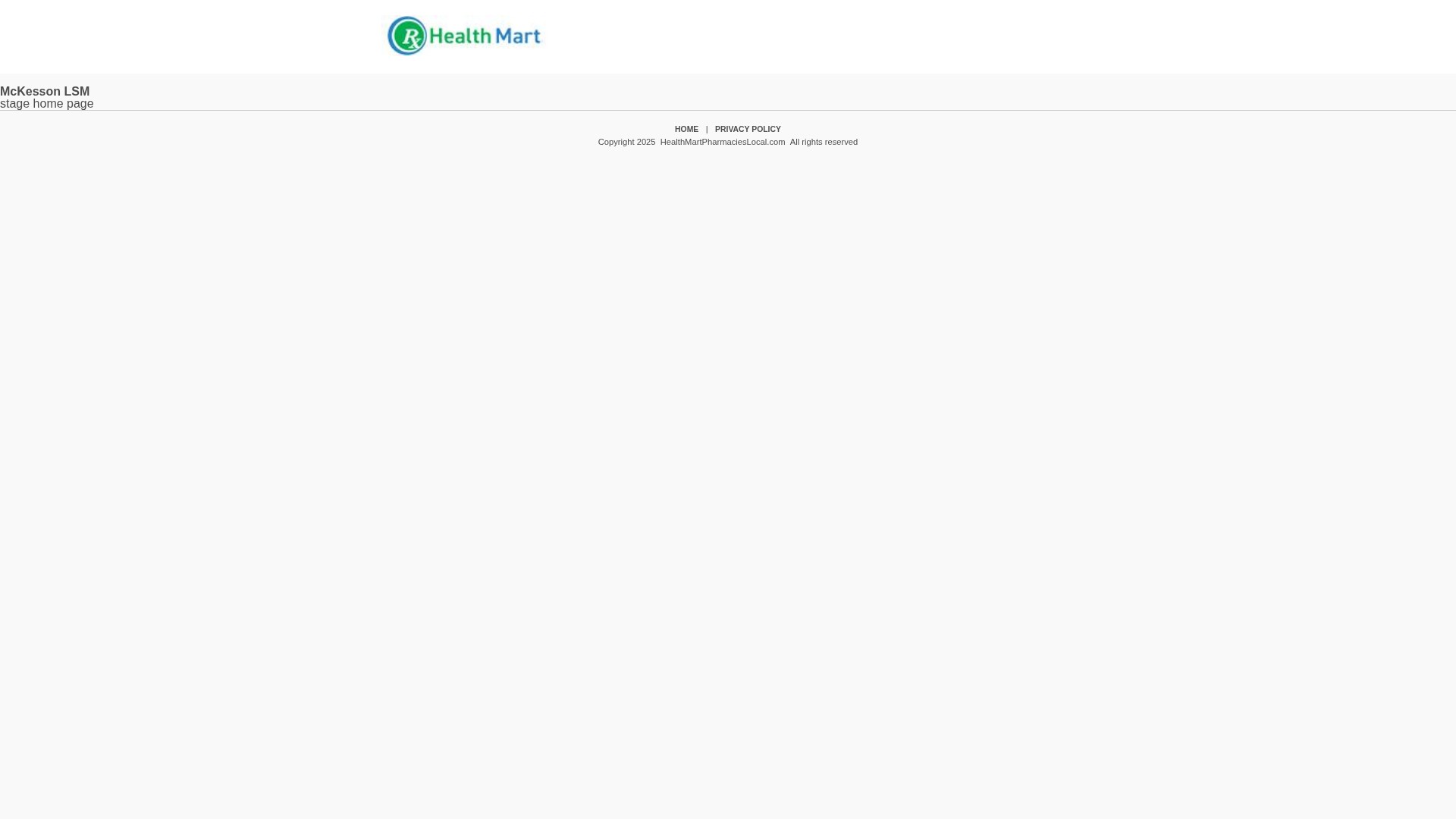 Screenshot of healthmartpharmacieslocal.com
