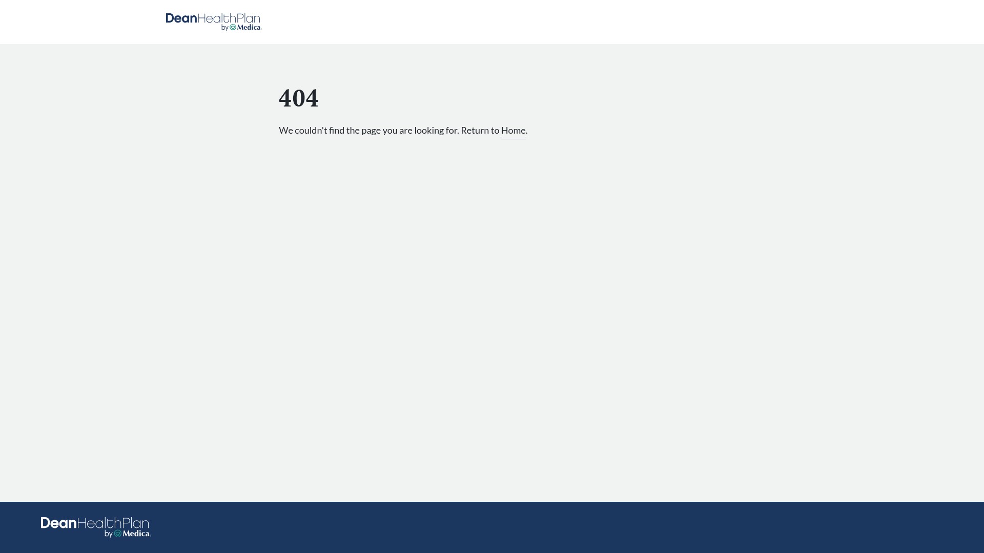 Screenshot of healthplans.deancare.com