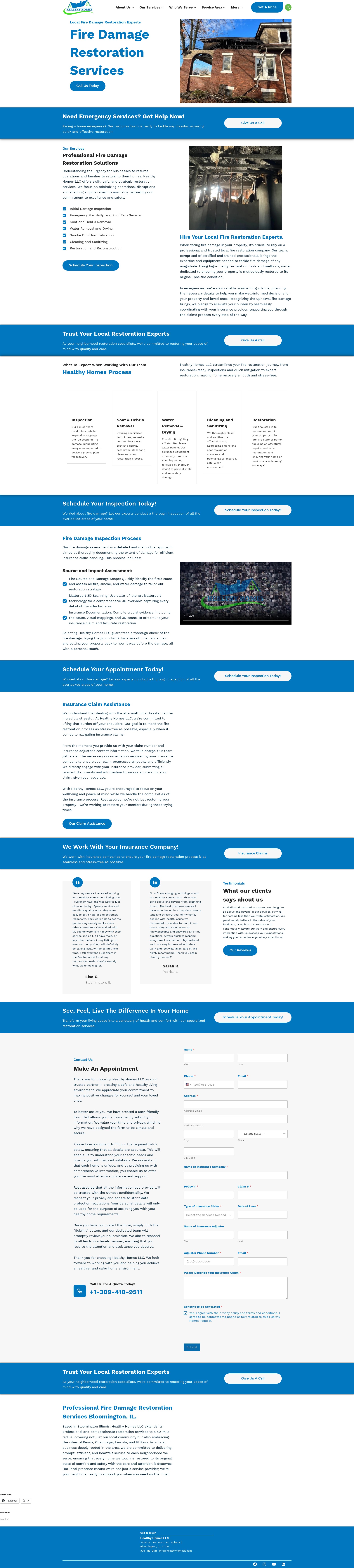Screenshot of healthyhomesil.com