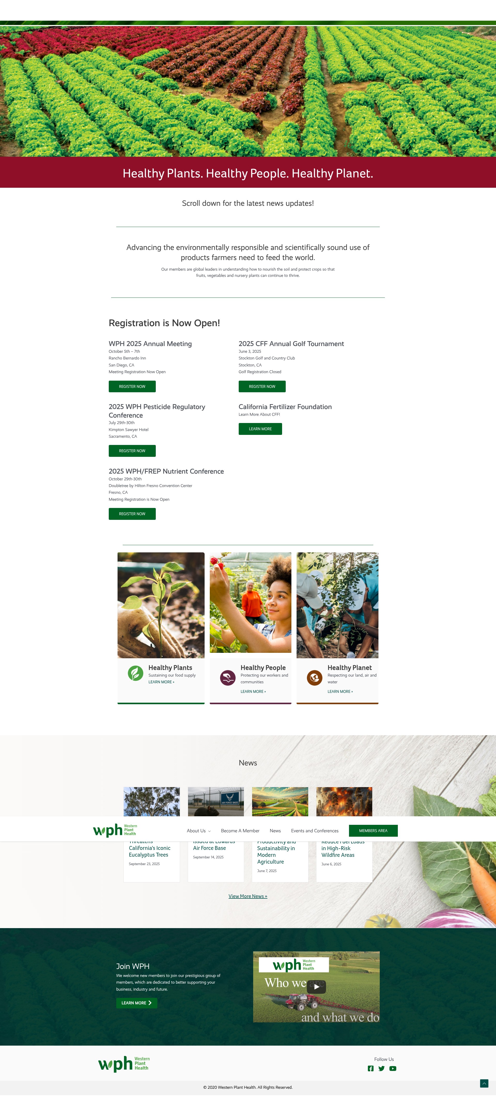 Screenshot of healthyplants.org