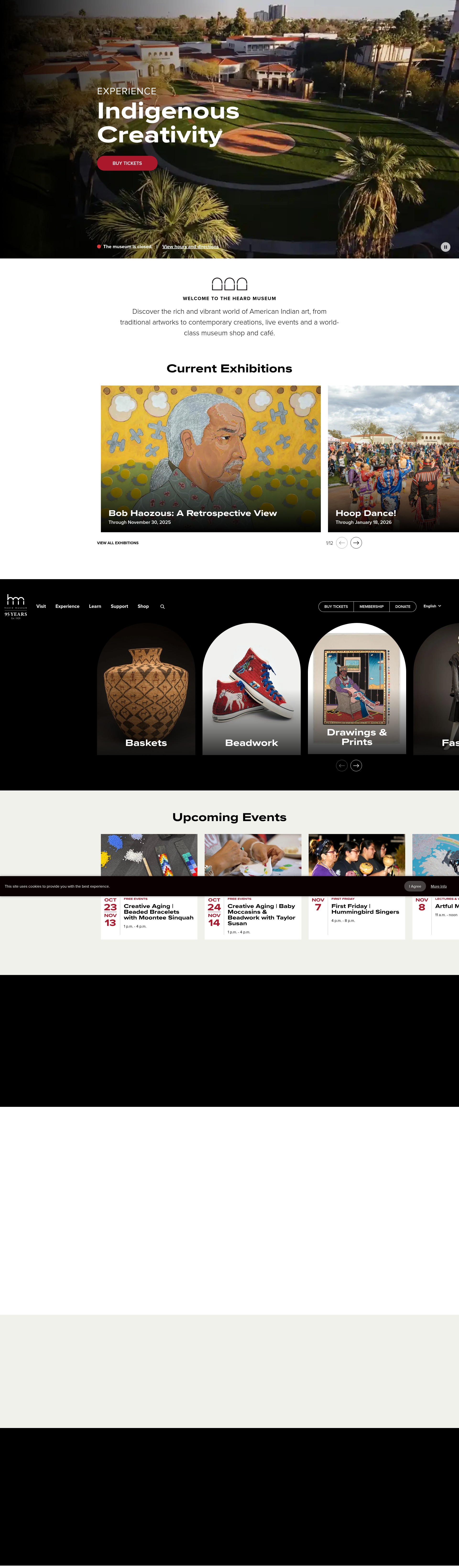 Screenshot of heard.org