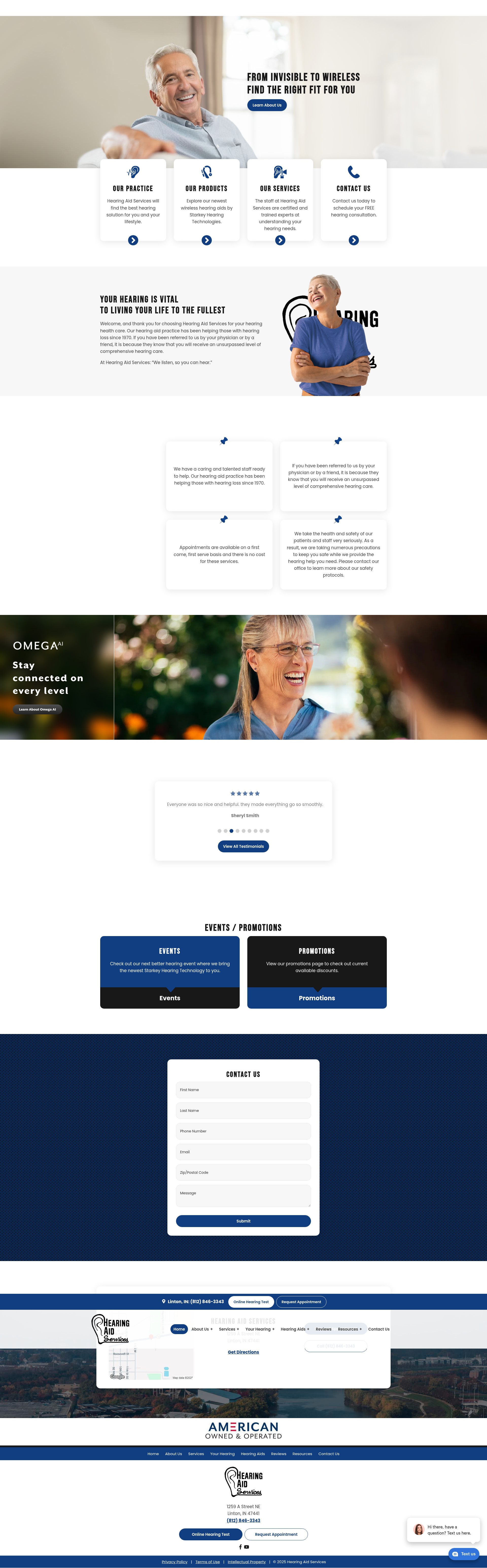 Screenshot of hearingaidservices.net