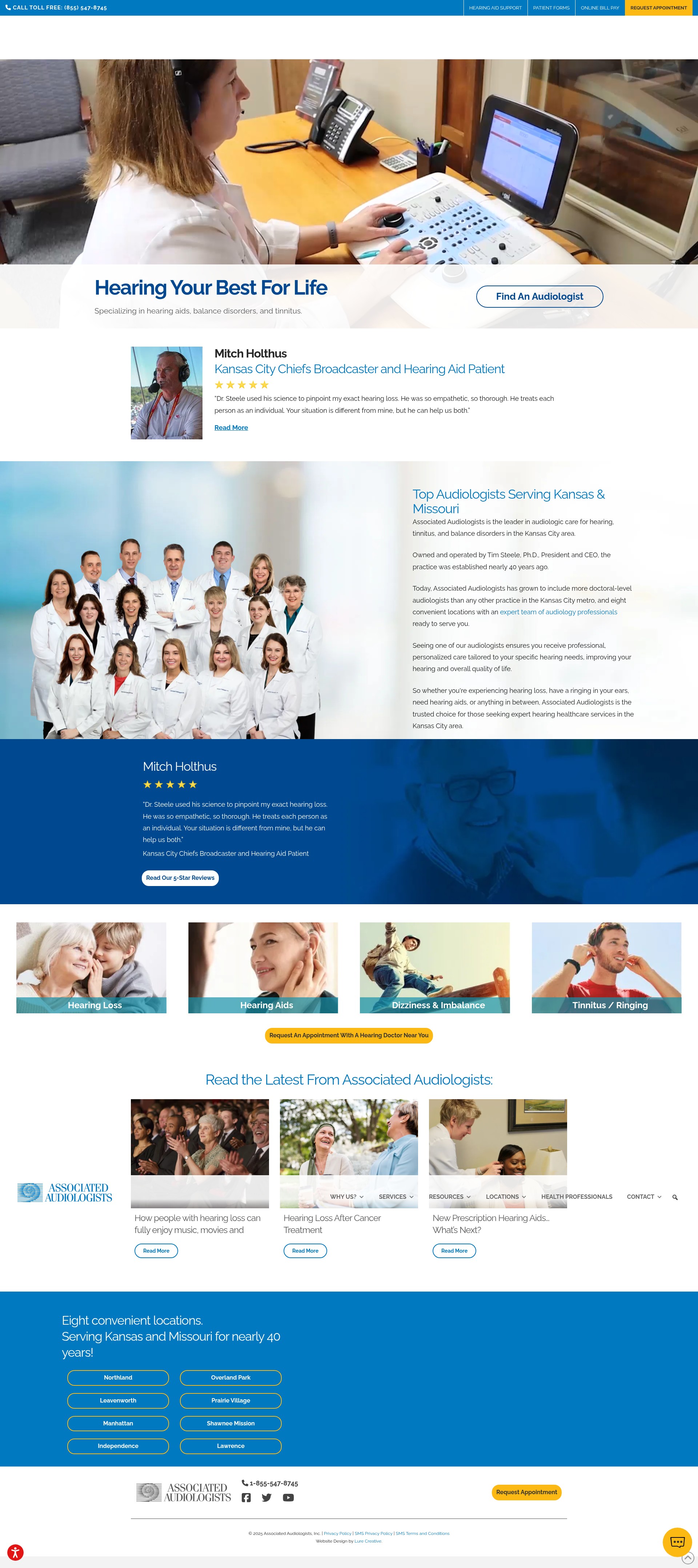 Screenshot of hearingyourbest.com
