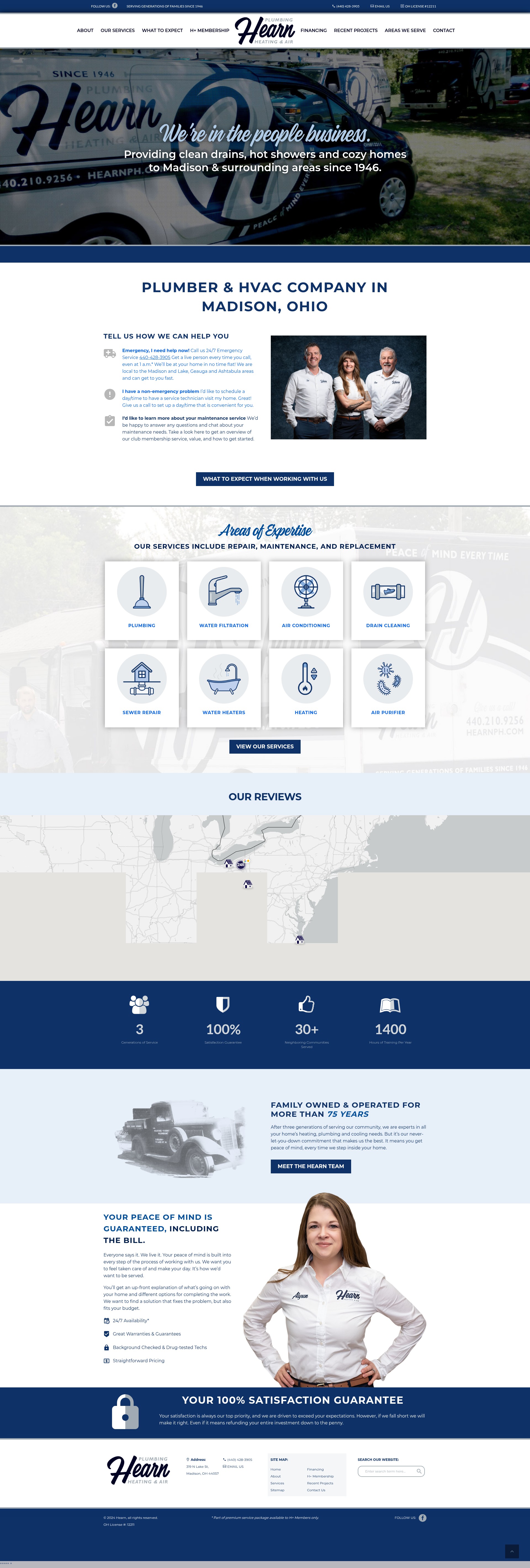 Screenshot of hearnph.com