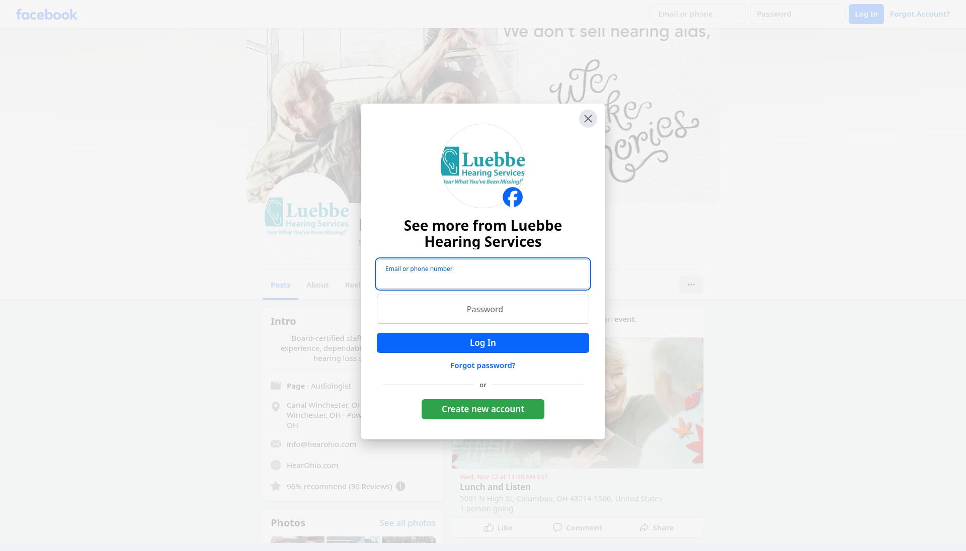 Screenshot of hearohio.com