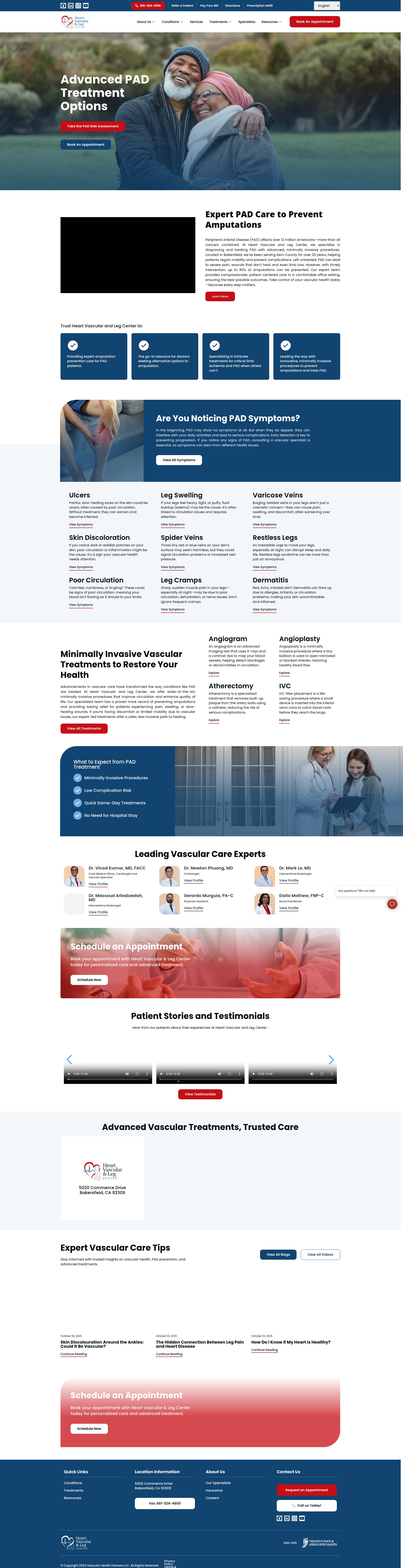 Screenshot of heartandleg.com