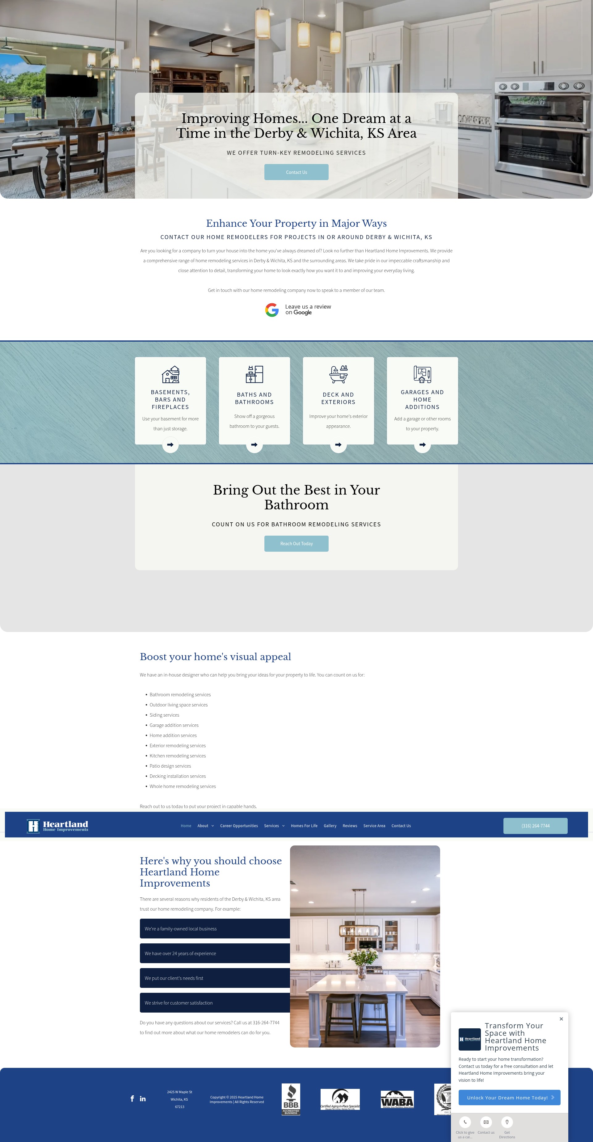 Screenshot of heartlandhomeimp.com