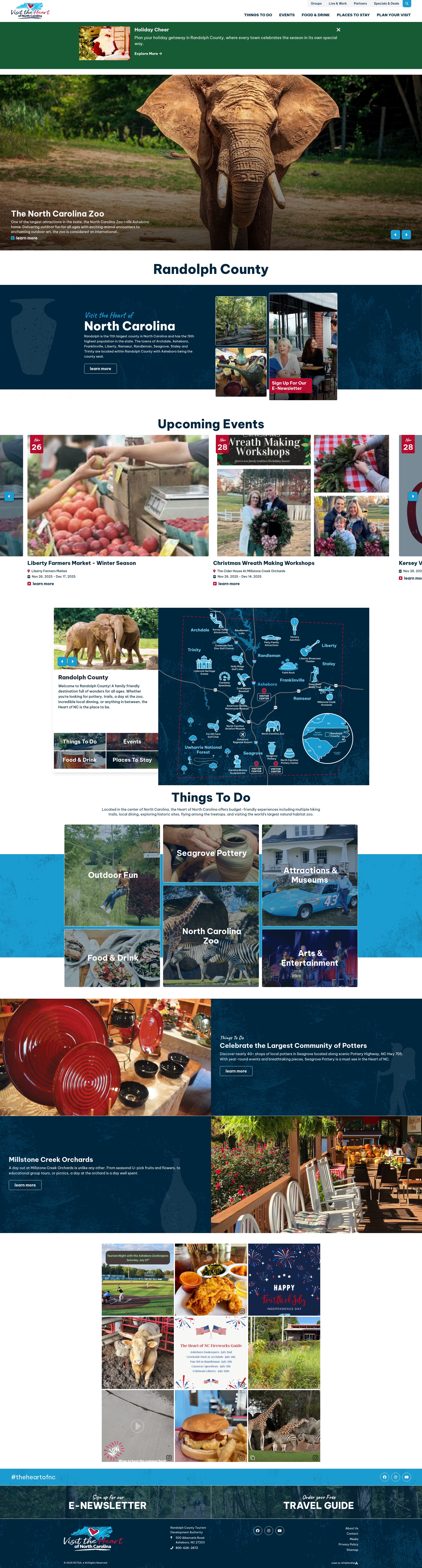 Screenshot of heartofnorthcarolina.com