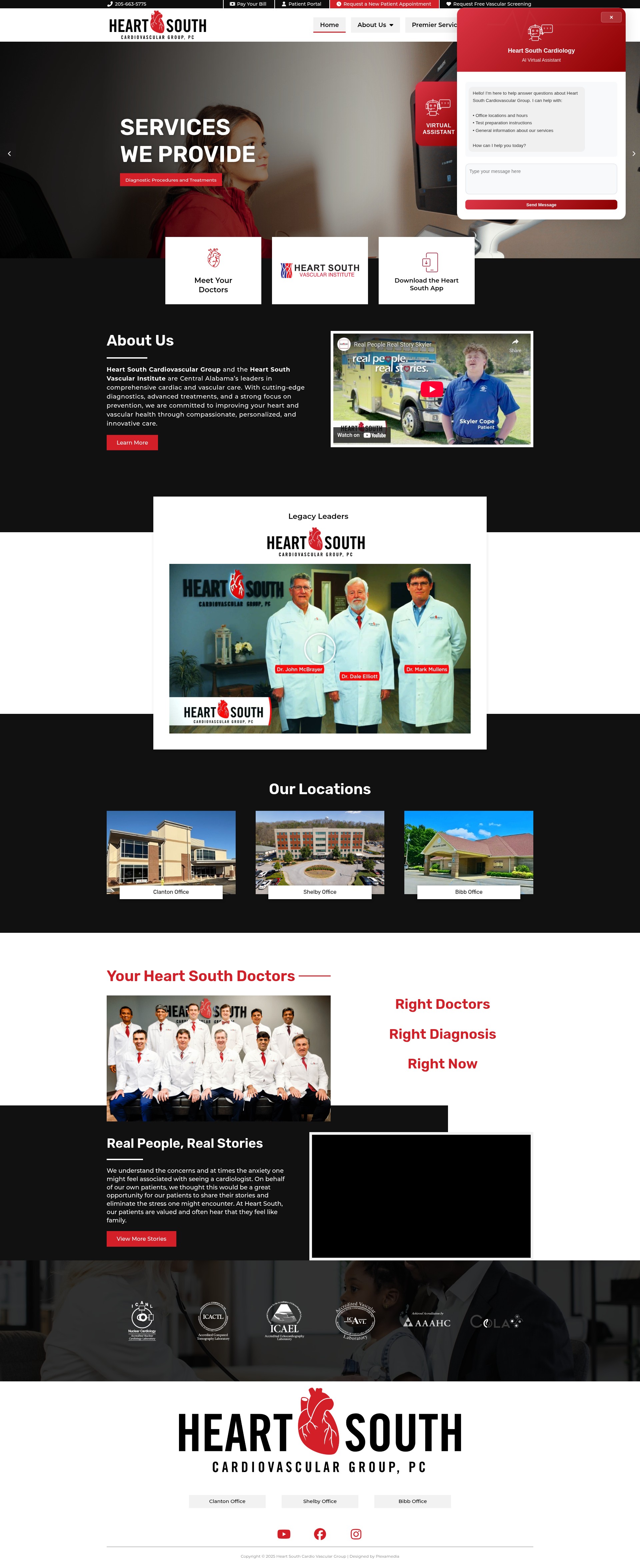 Screenshot of heartsouthpc.com