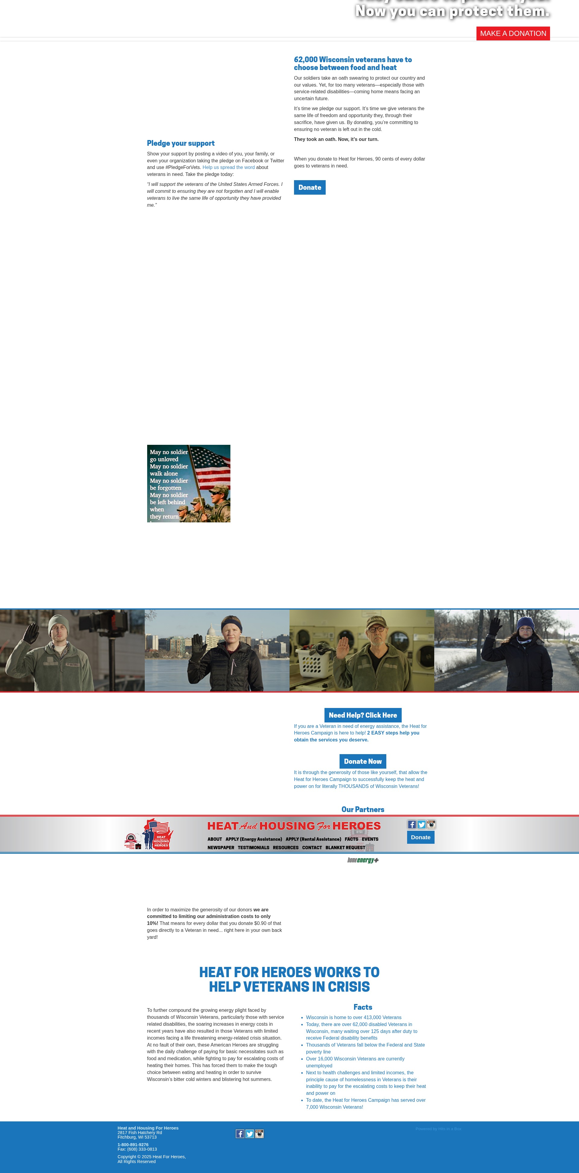 Screenshot of heat4heroes.org