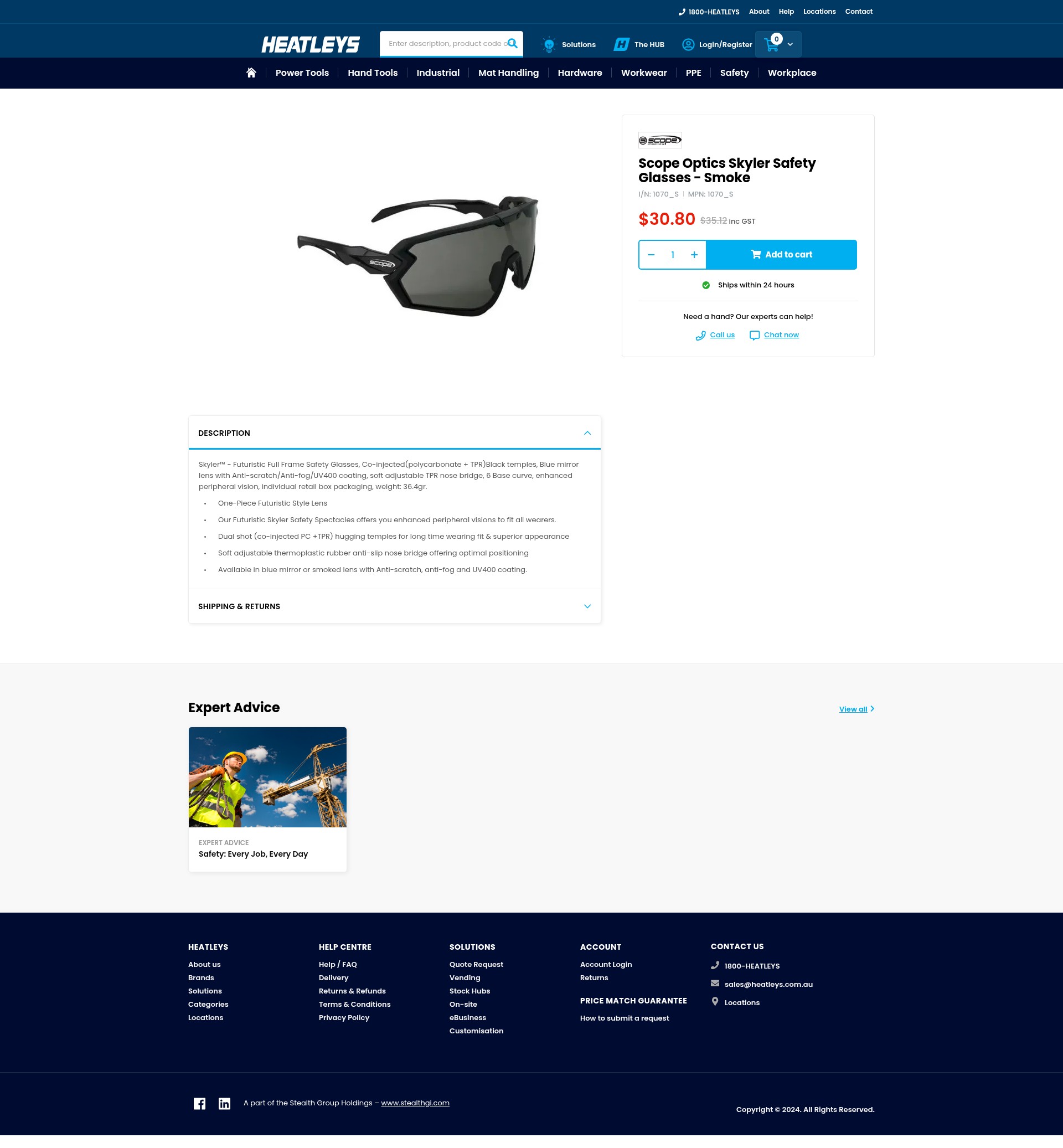 Screenshot of heatleys.com.au