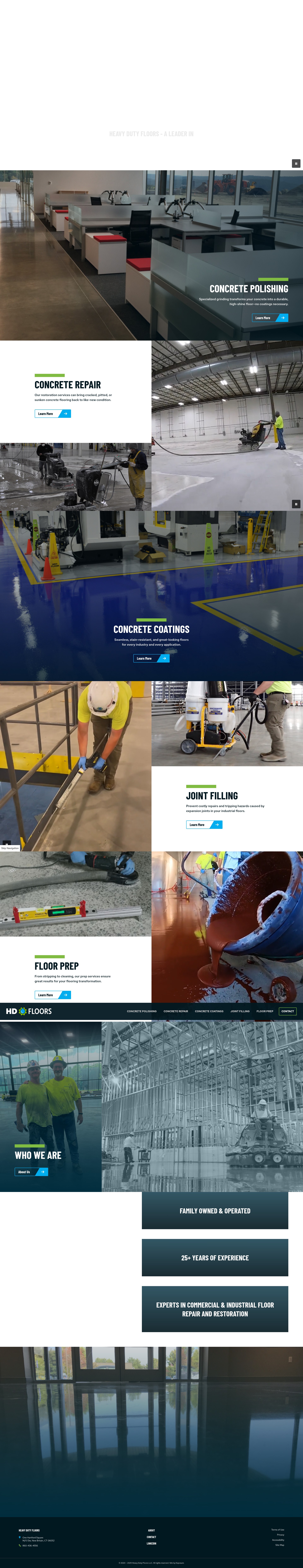 Screenshot of heavydutyfloors.com