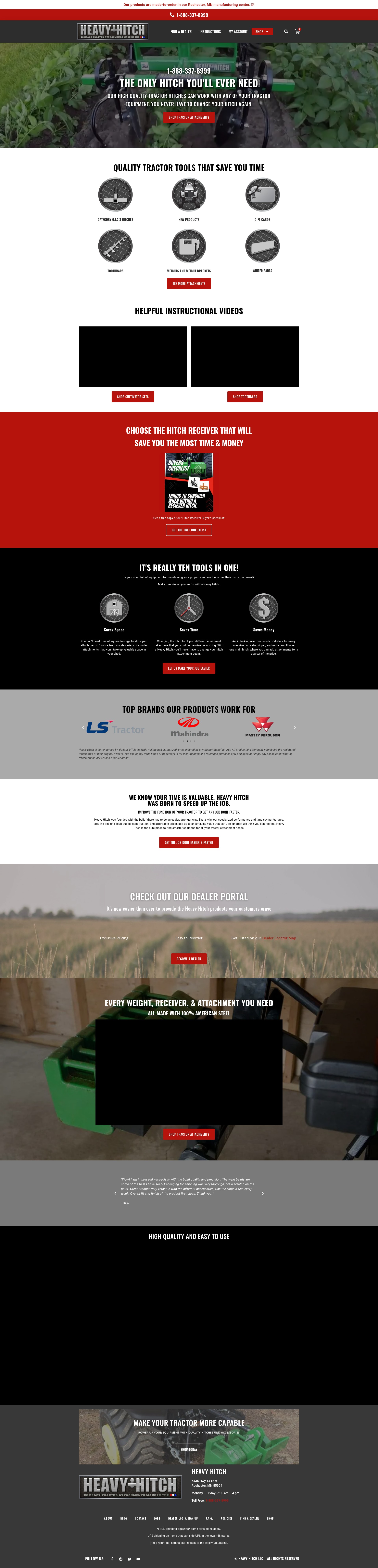 Screenshot of heavyhitch.com