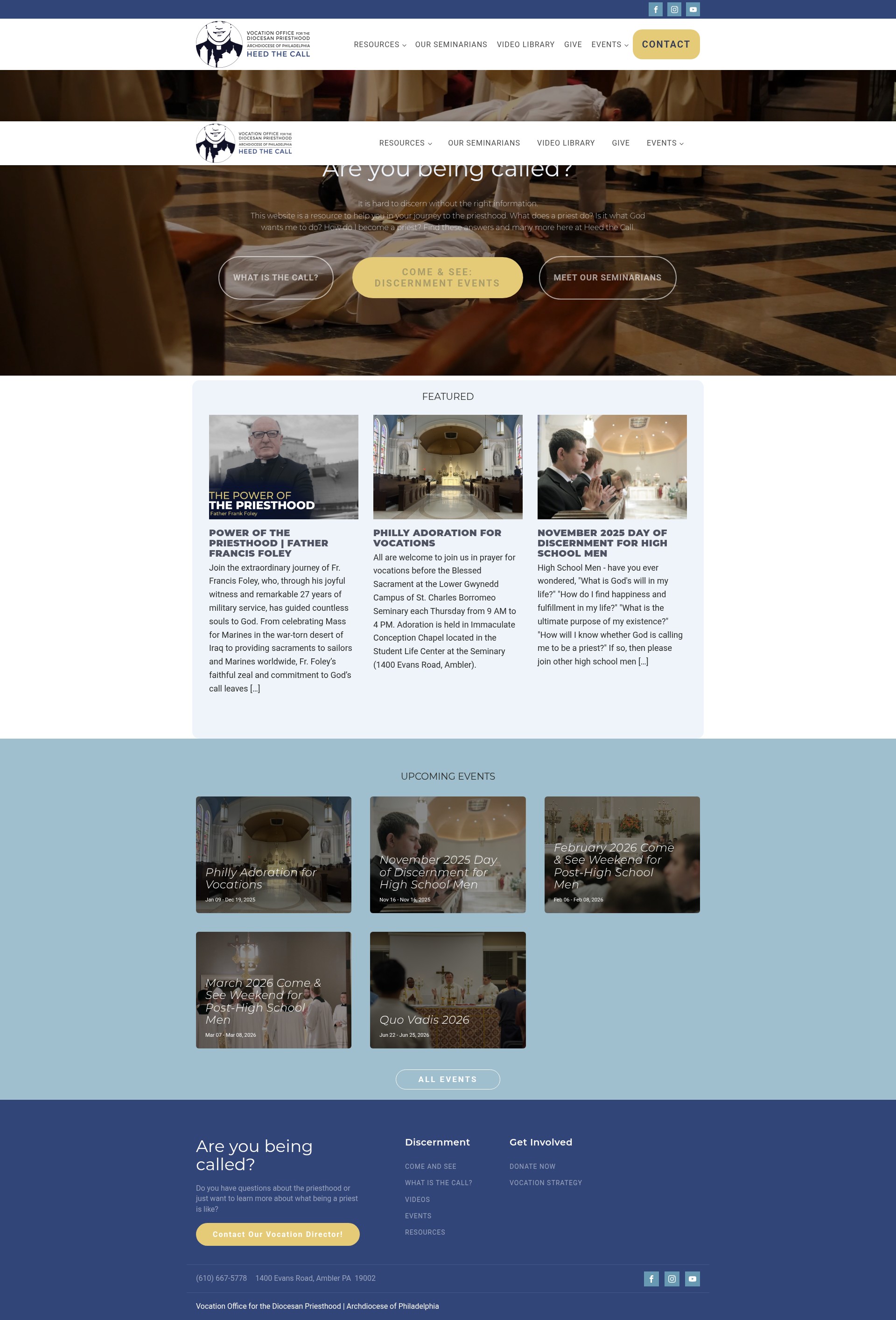 Screenshot of heedthecall.org