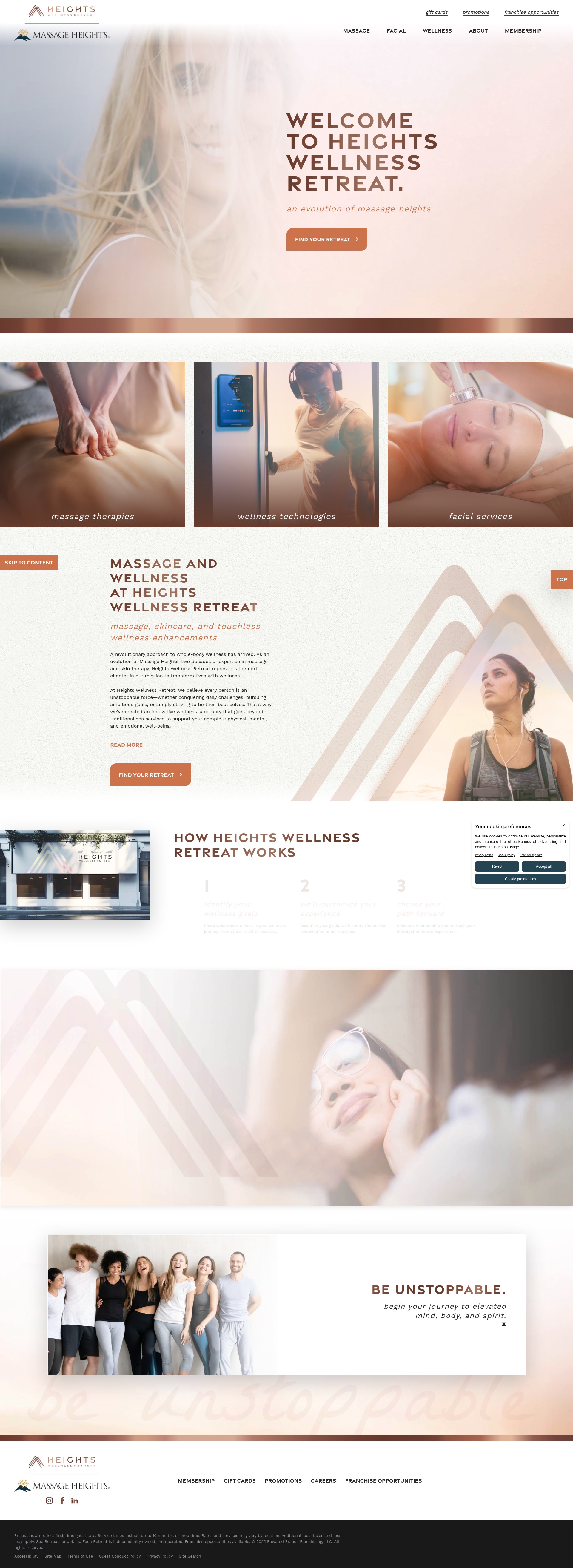 Screenshot of heightswellnessretreat.com