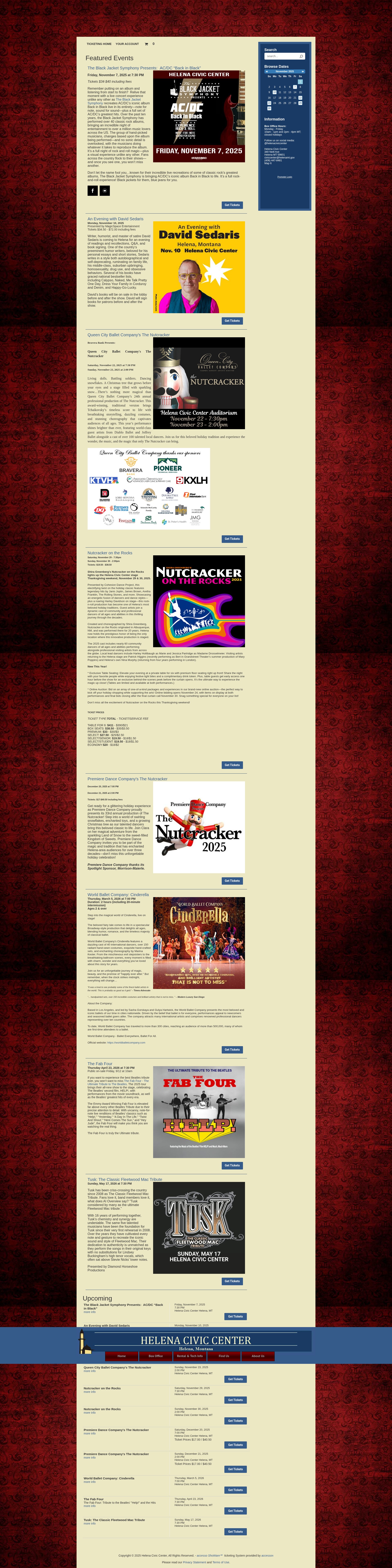 Screenshot of helenamt.showare.com