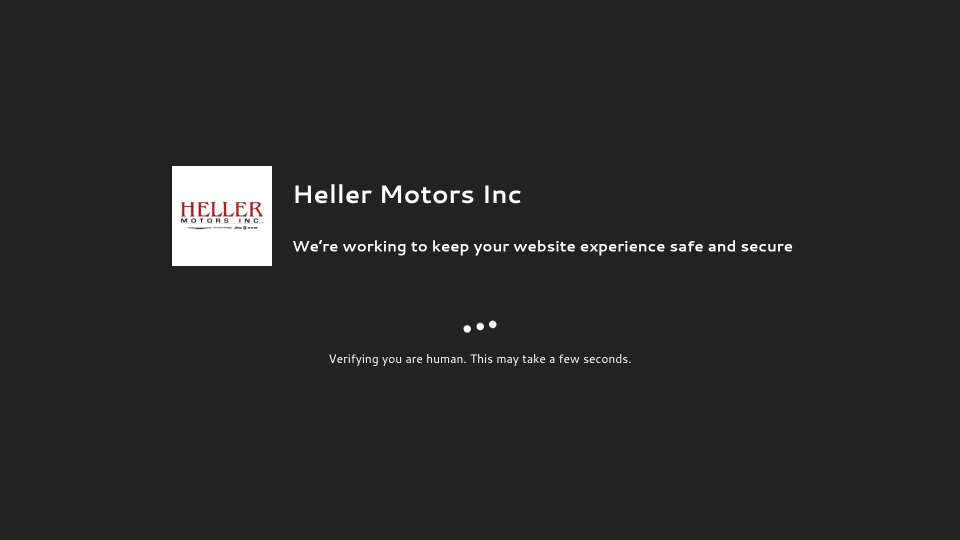 Screenshot of hellermotors.com