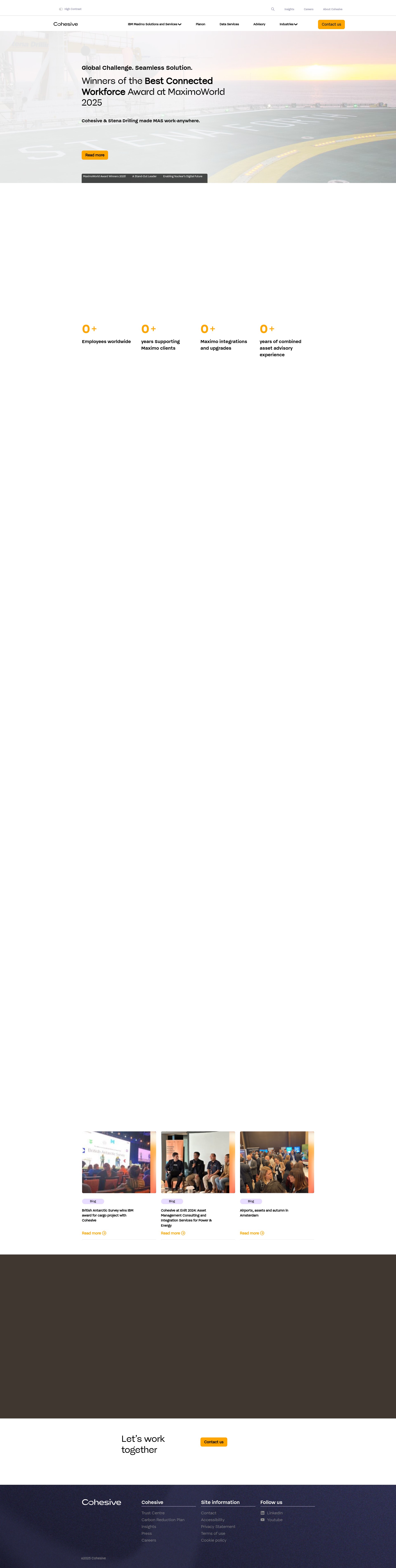 Screenshot of hello.cohesivesolutions.com