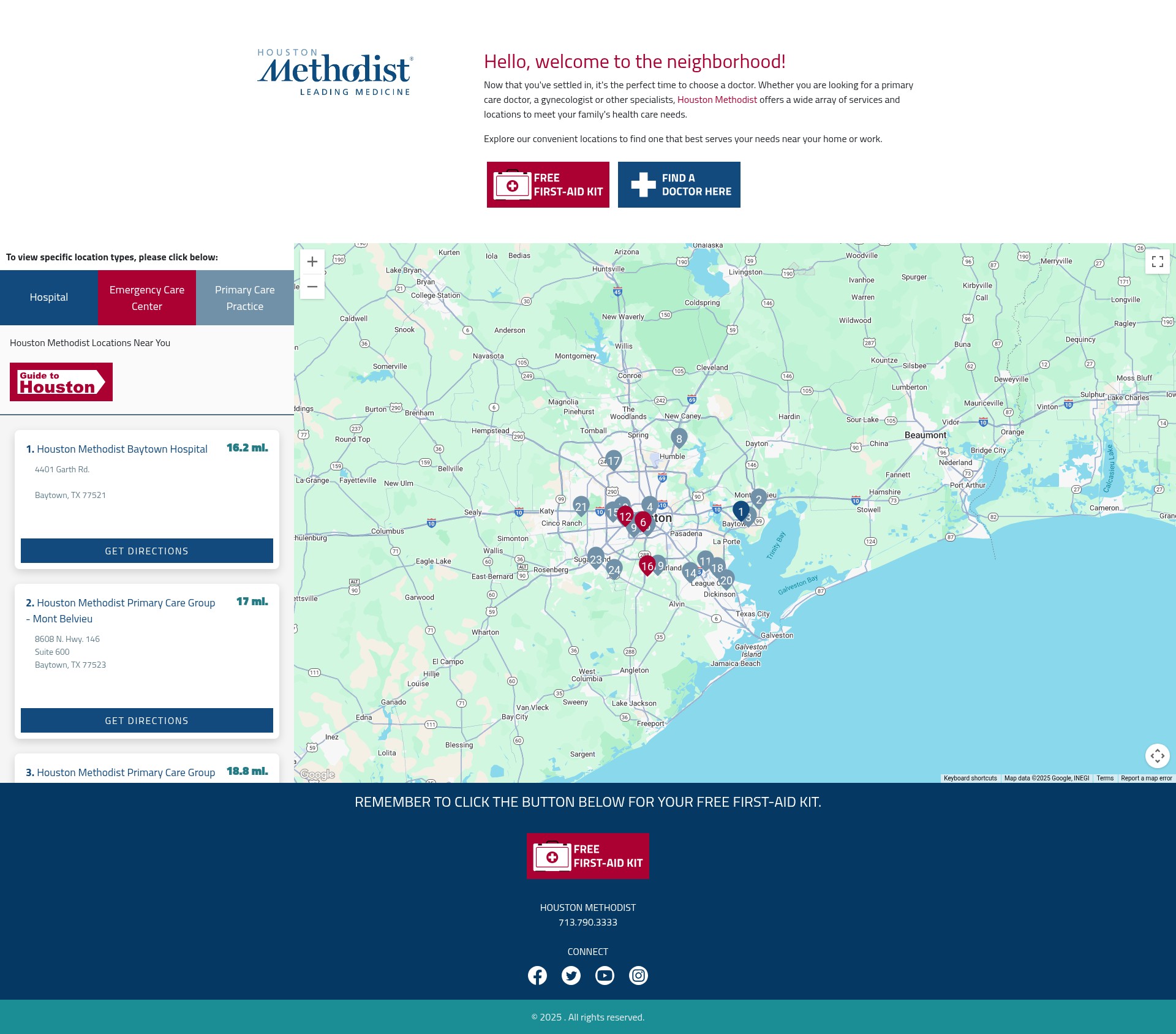 Screenshot of hello.houmethodist.org
