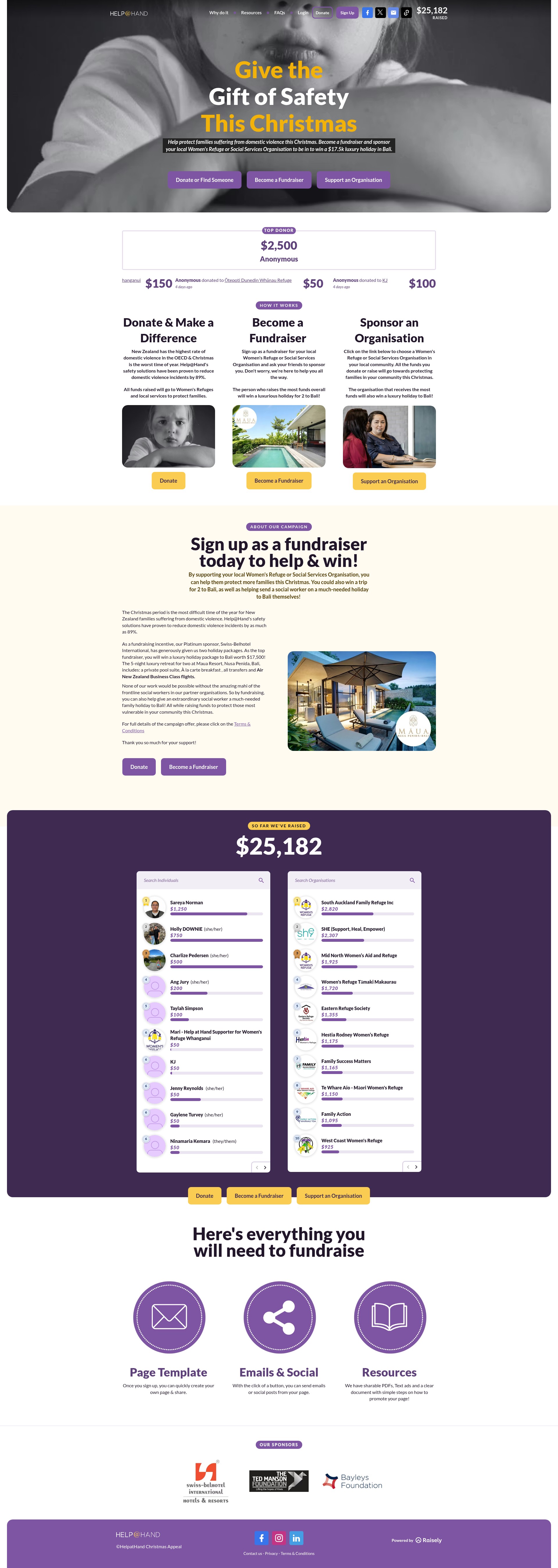 Screenshot of help-at-hand.raiselysite.com