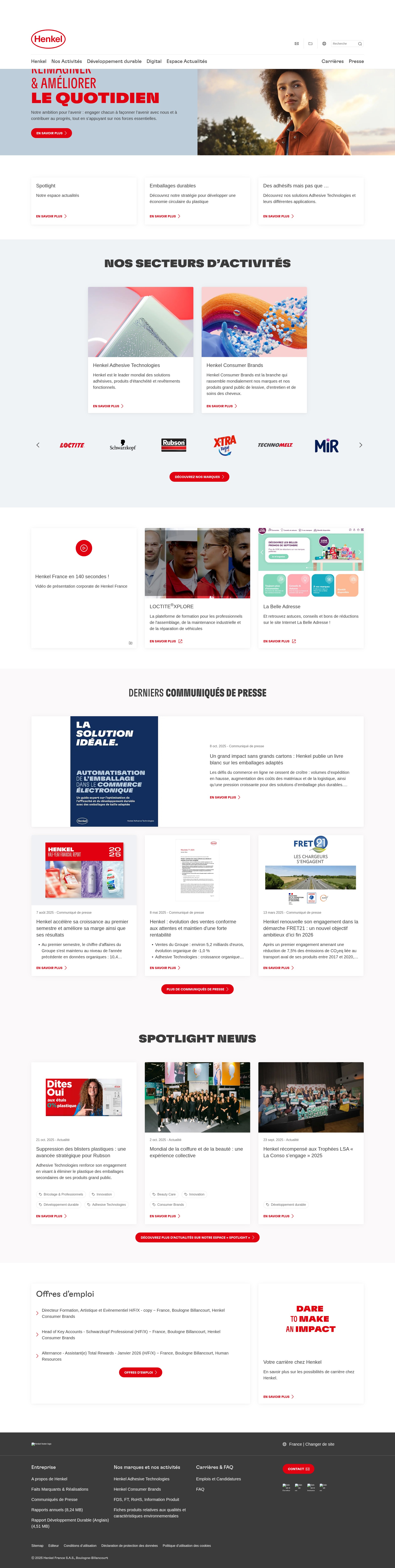 Screenshot of henkel.fr
