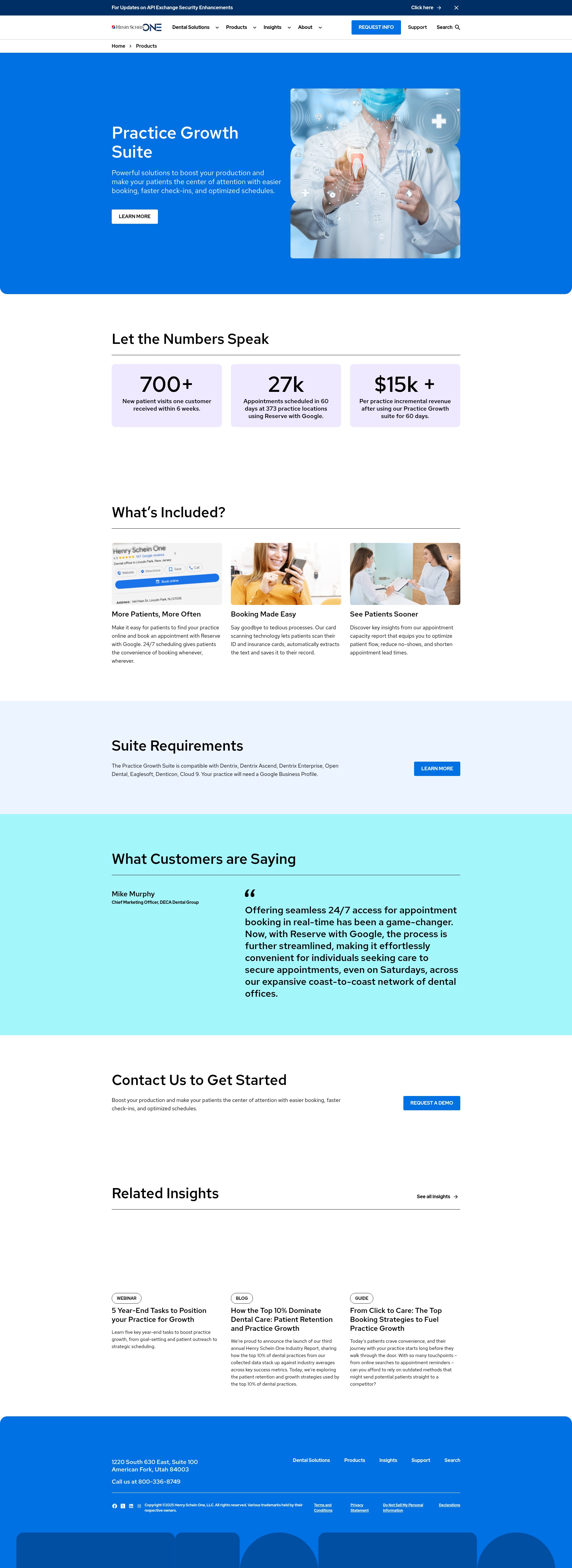Screenshot of henryscheinone.com