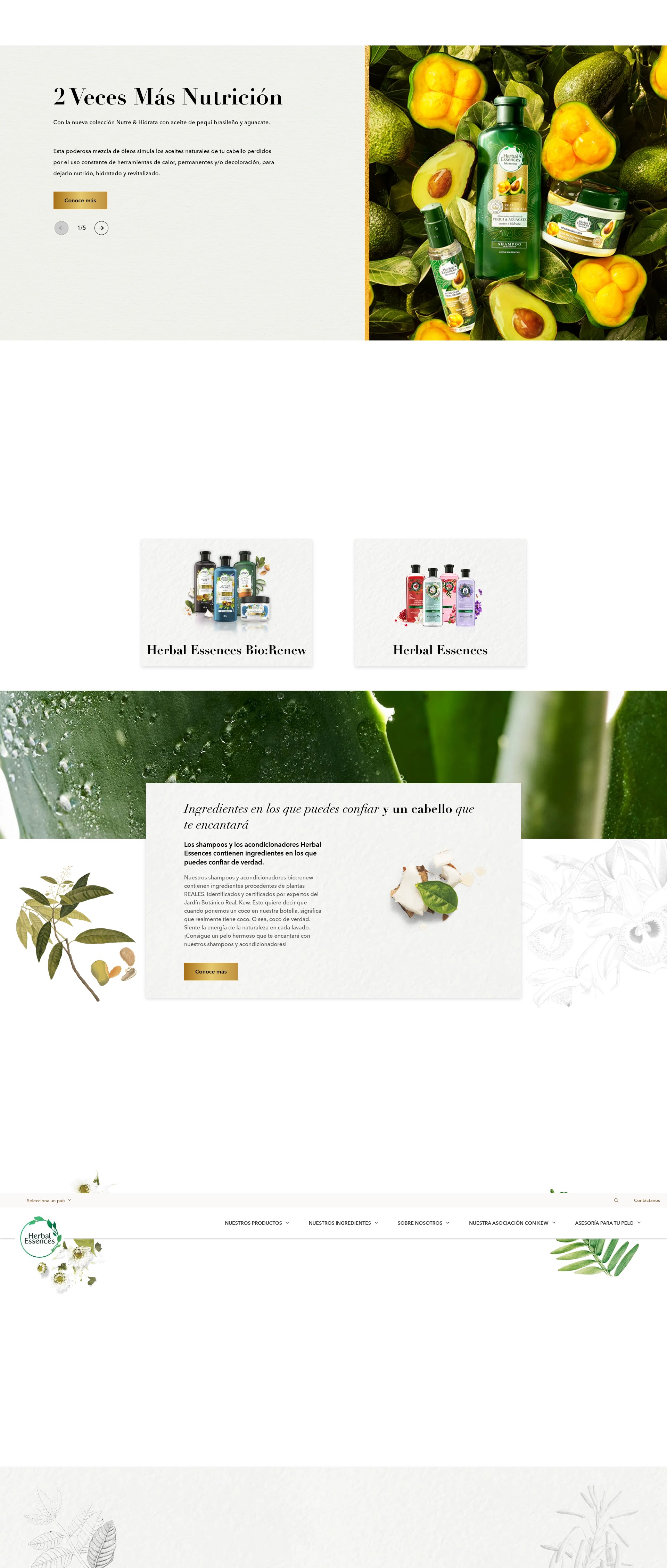 Screenshot of herbalessencesla.com