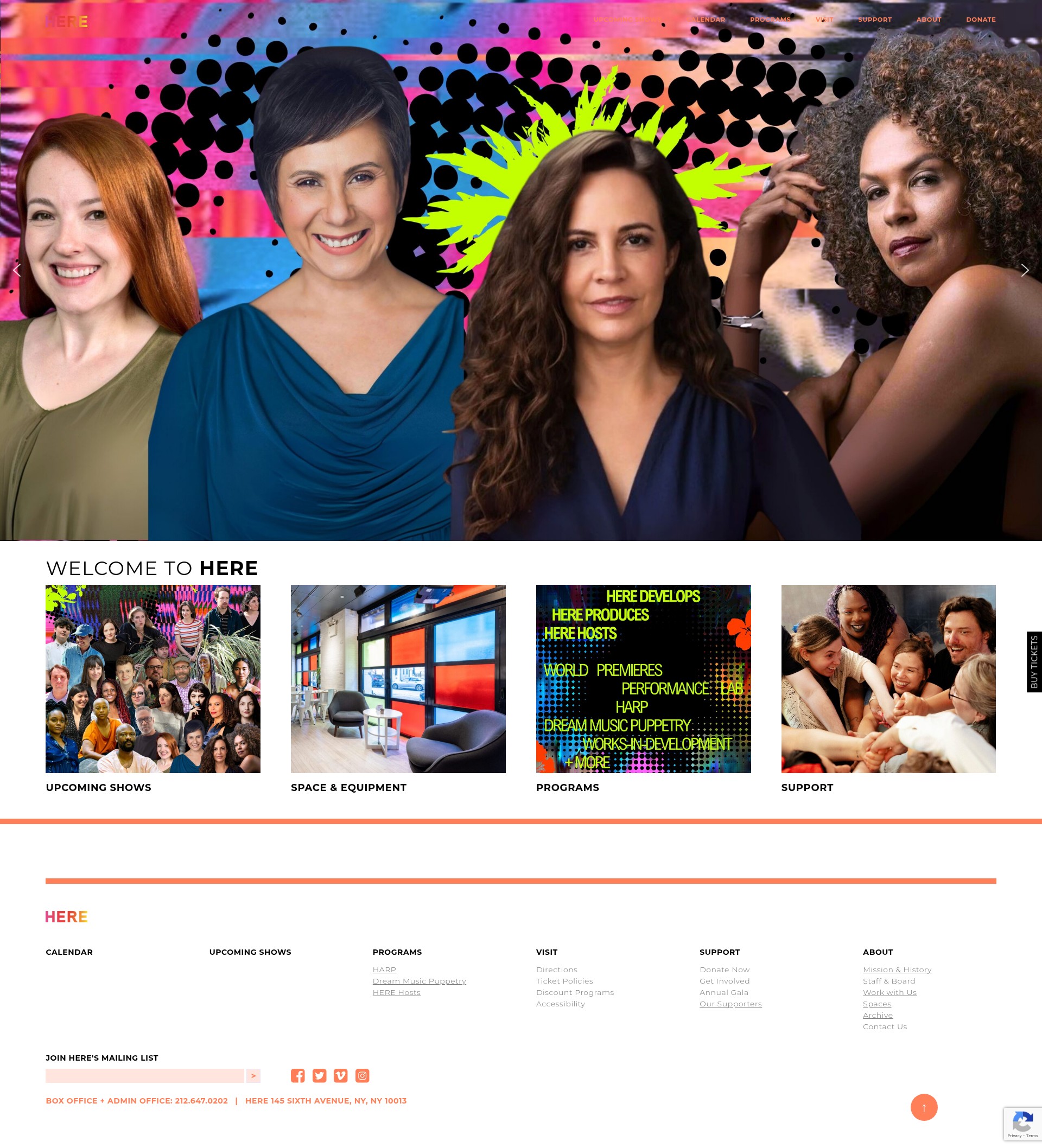 Screenshot of here.org