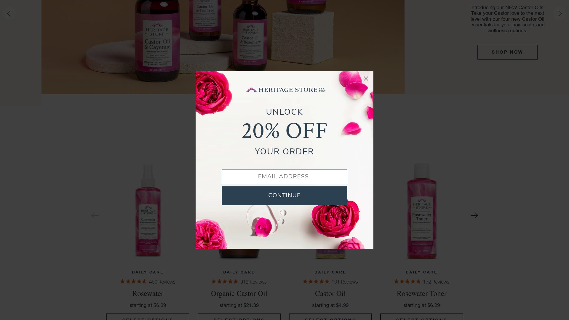 Screenshot of heritagestore.com