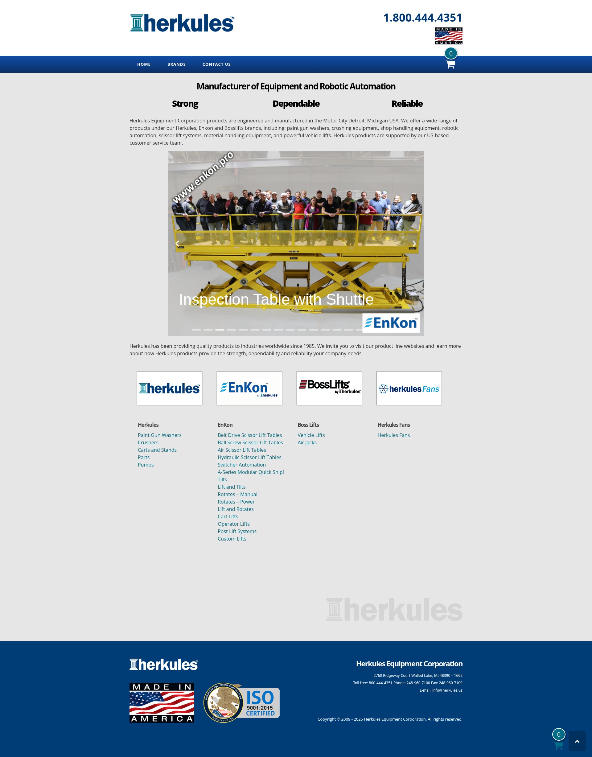 Screenshot of herkules.us