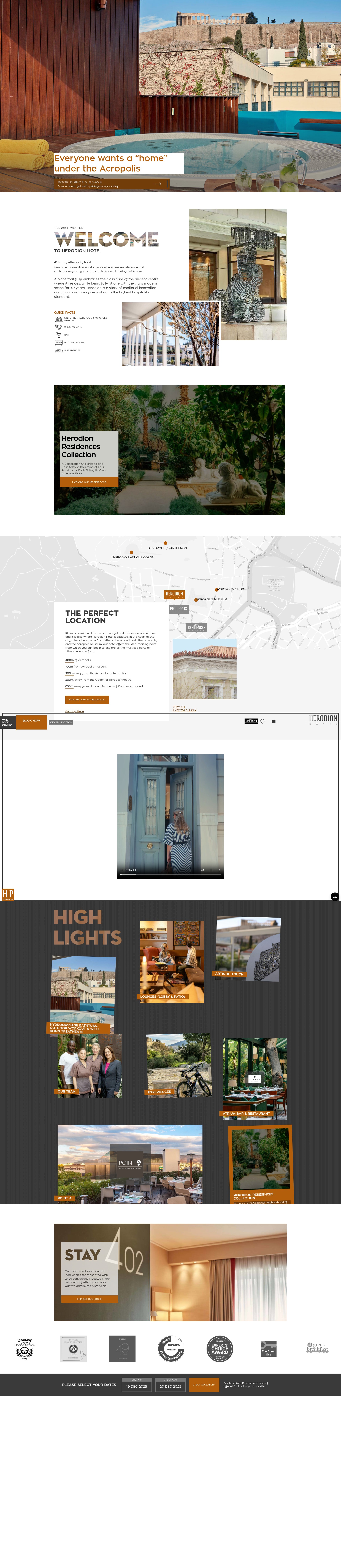 Screenshot of herodion.gr