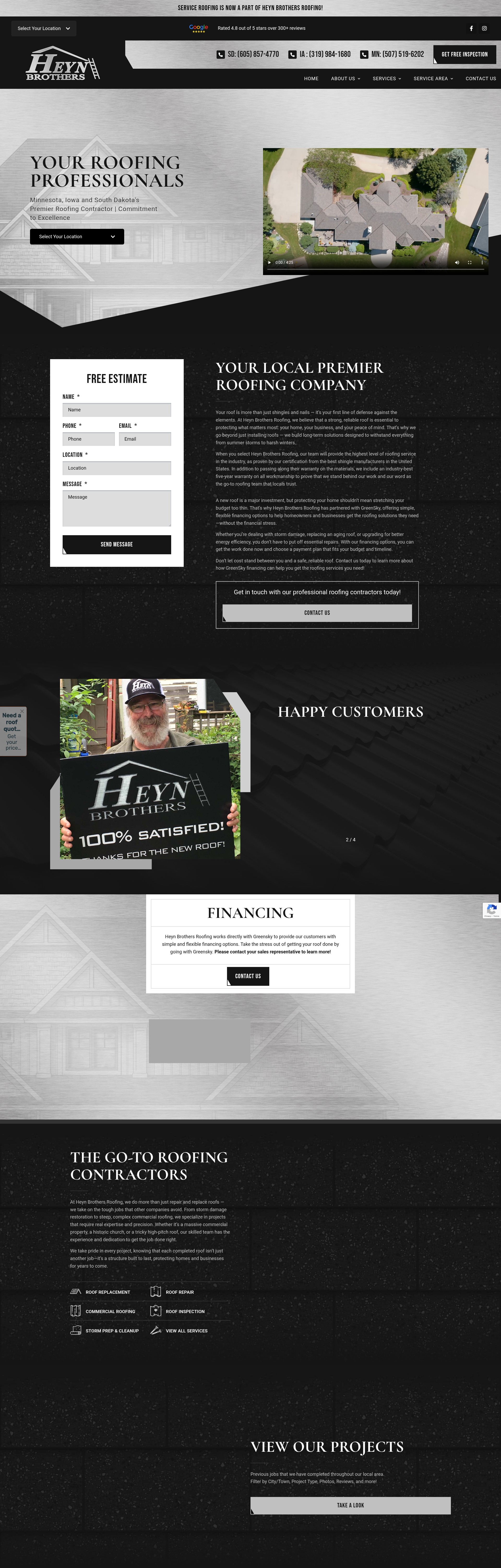 Screenshot of heynbrothers.com