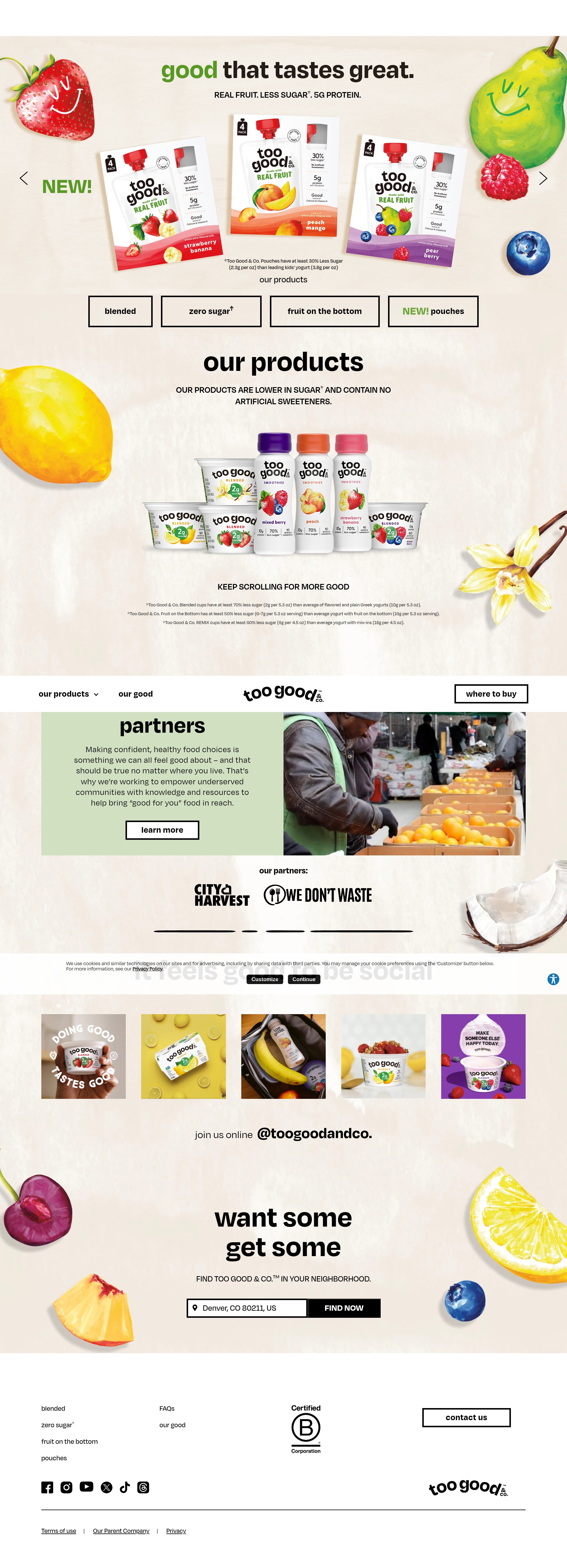 Screenshot of heytoogoodandco.com