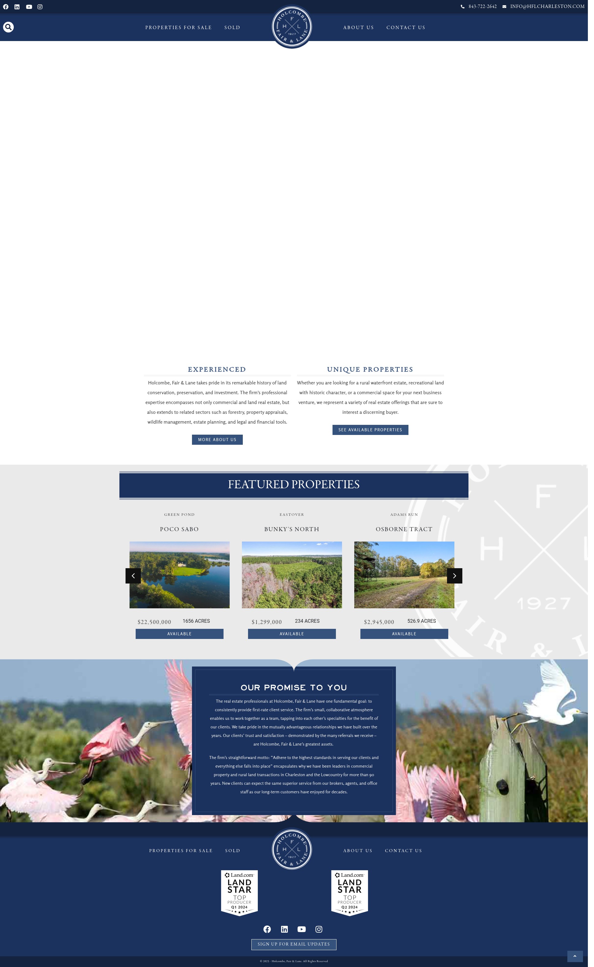Screenshot of hflcharleston.com