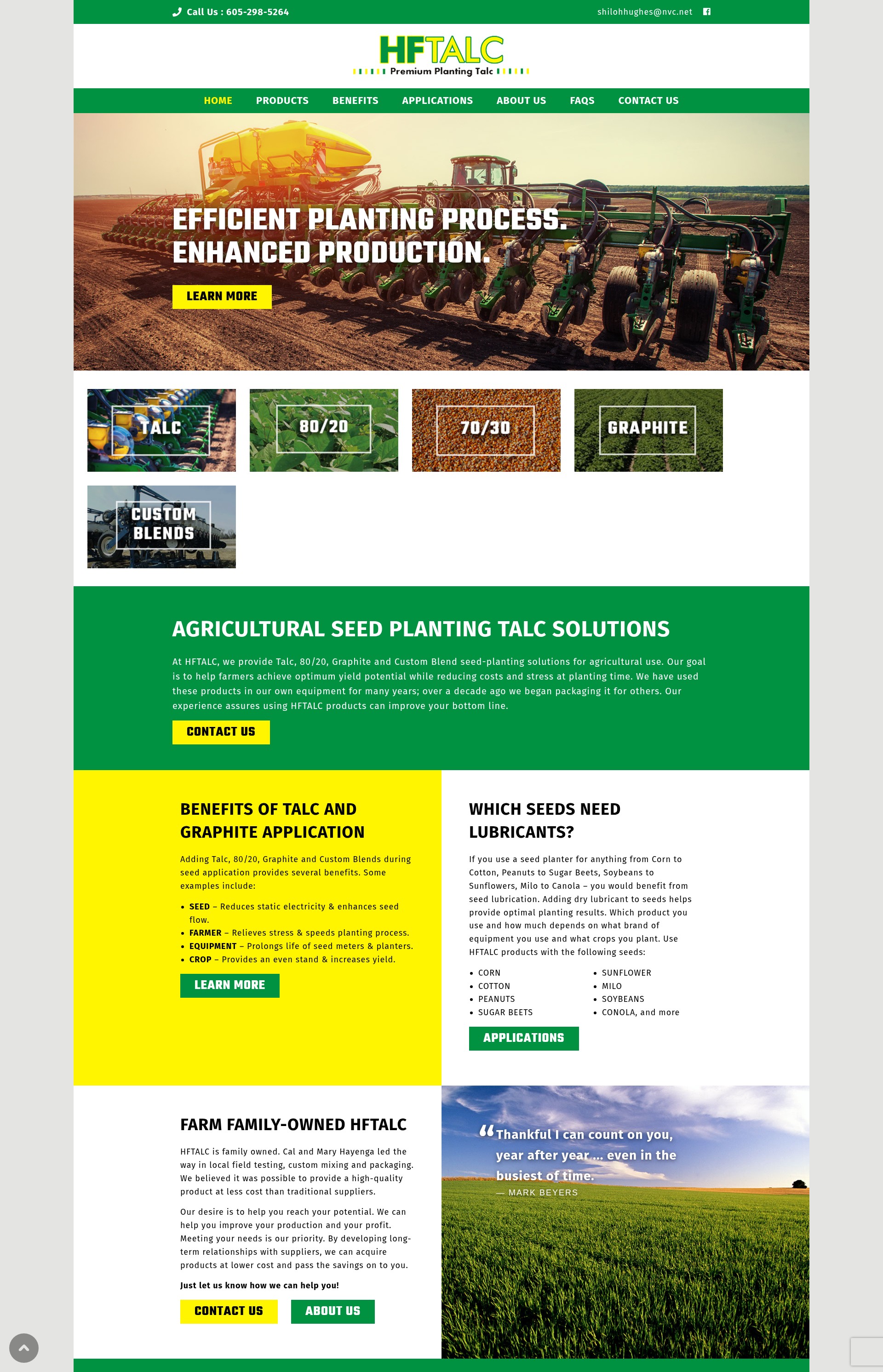 Screenshot of hftalc.com
