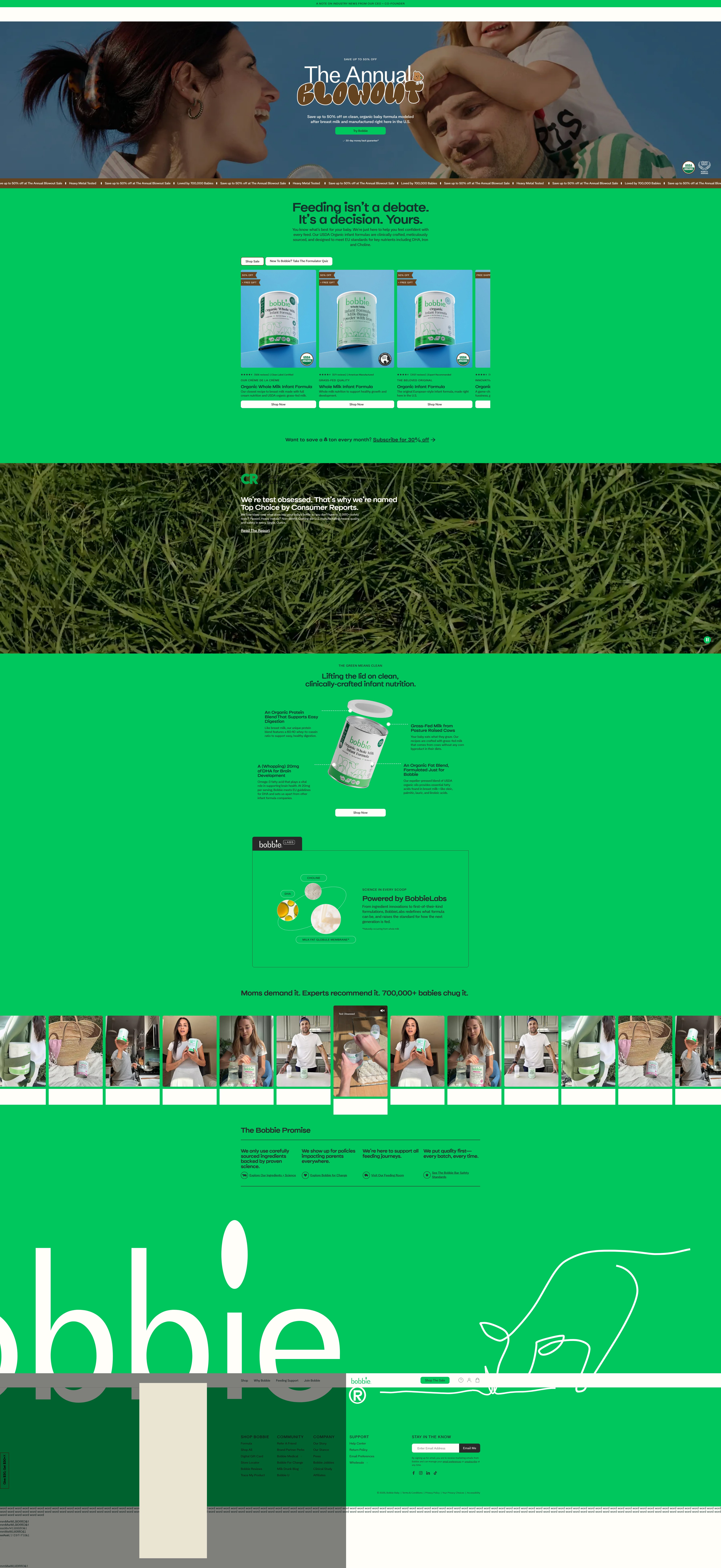 Screenshot of hibobbie.com