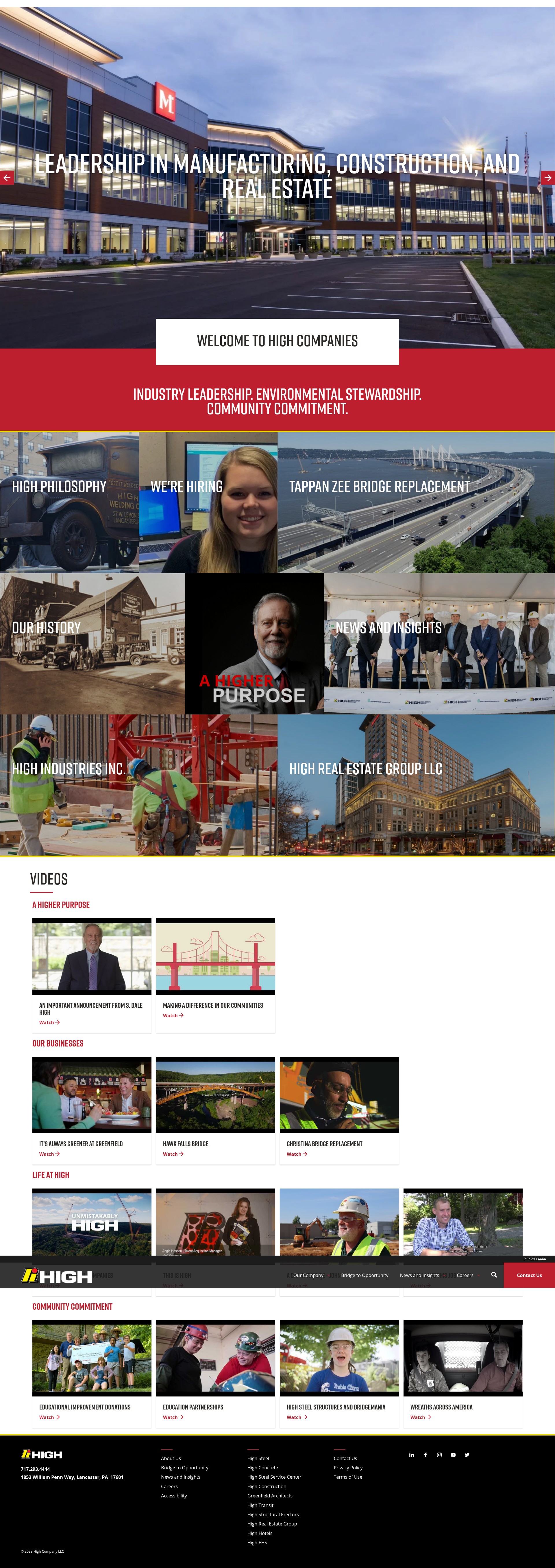 Screenshot of high.net