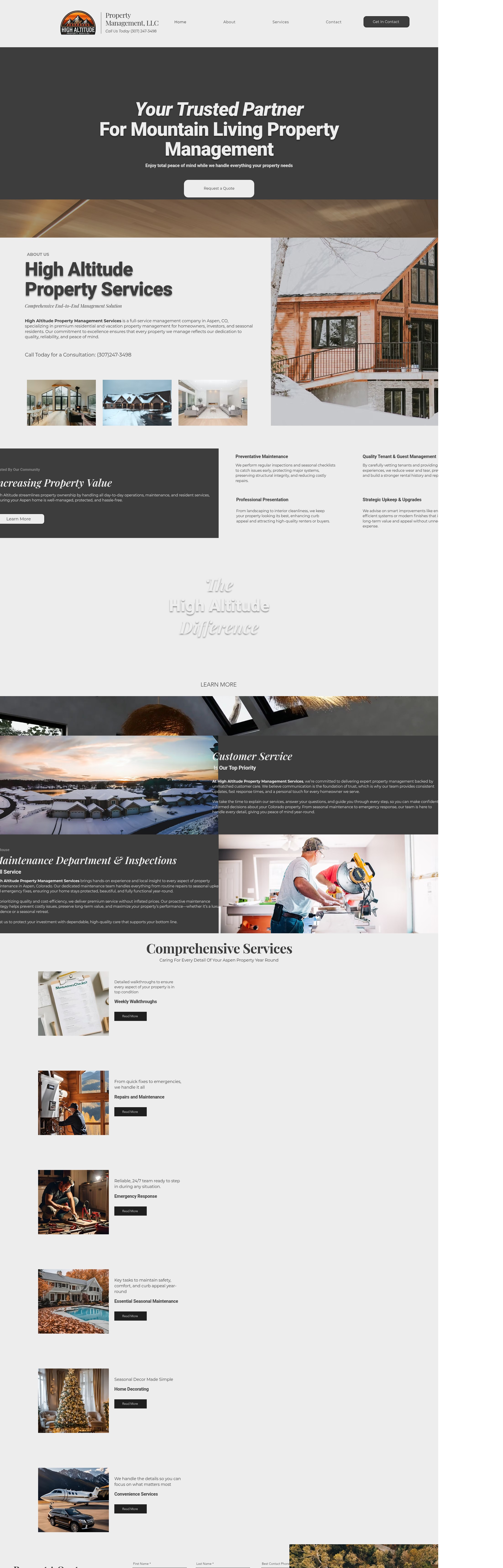 Screenshot of highaltitudepropertyservices.com