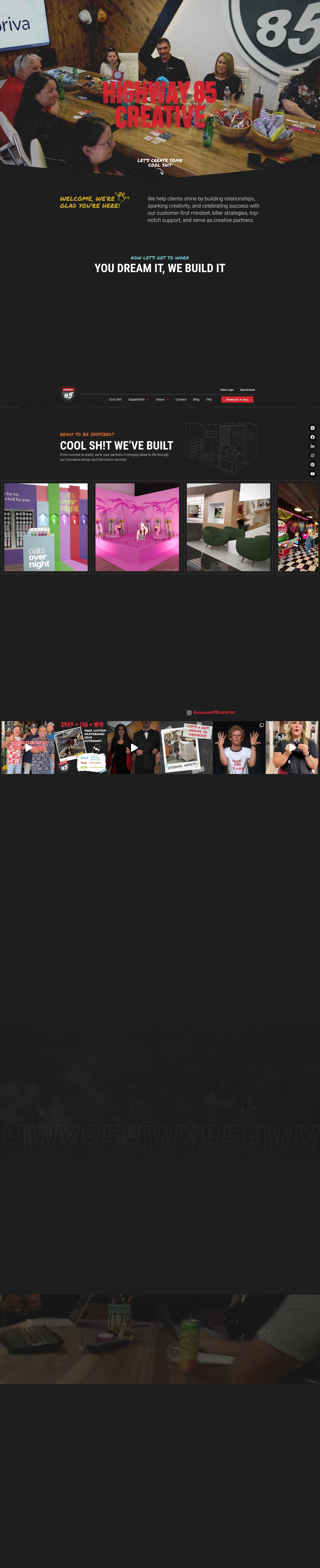 Screenshot of highway85.com