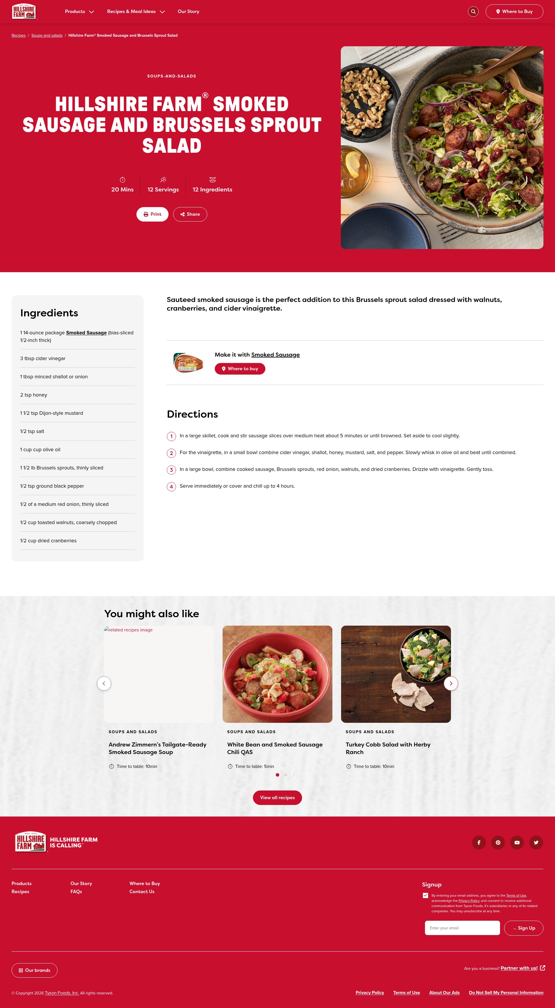 Screenshot of hillshirefarm.com