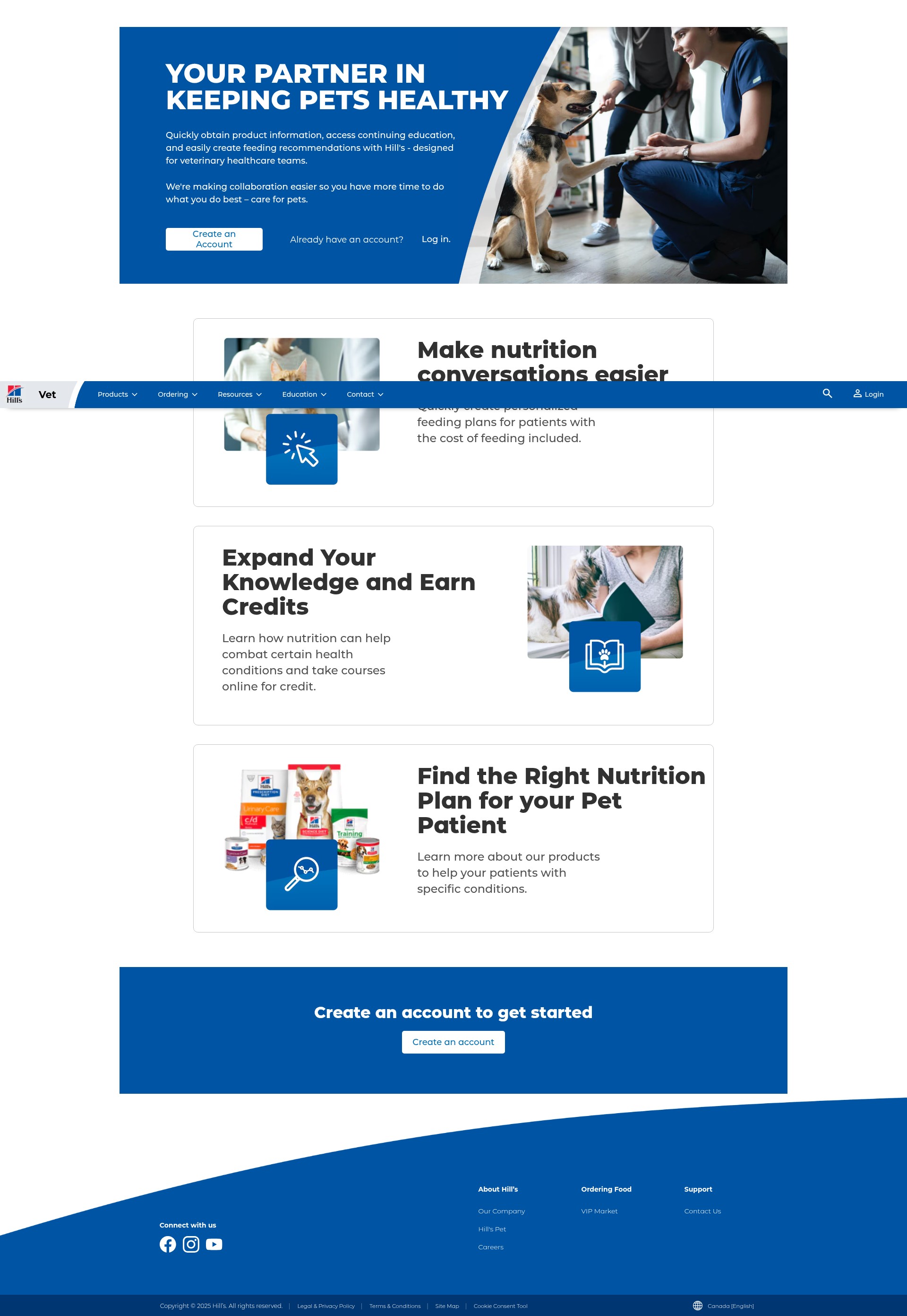 Screenshot of hillsvet.ca