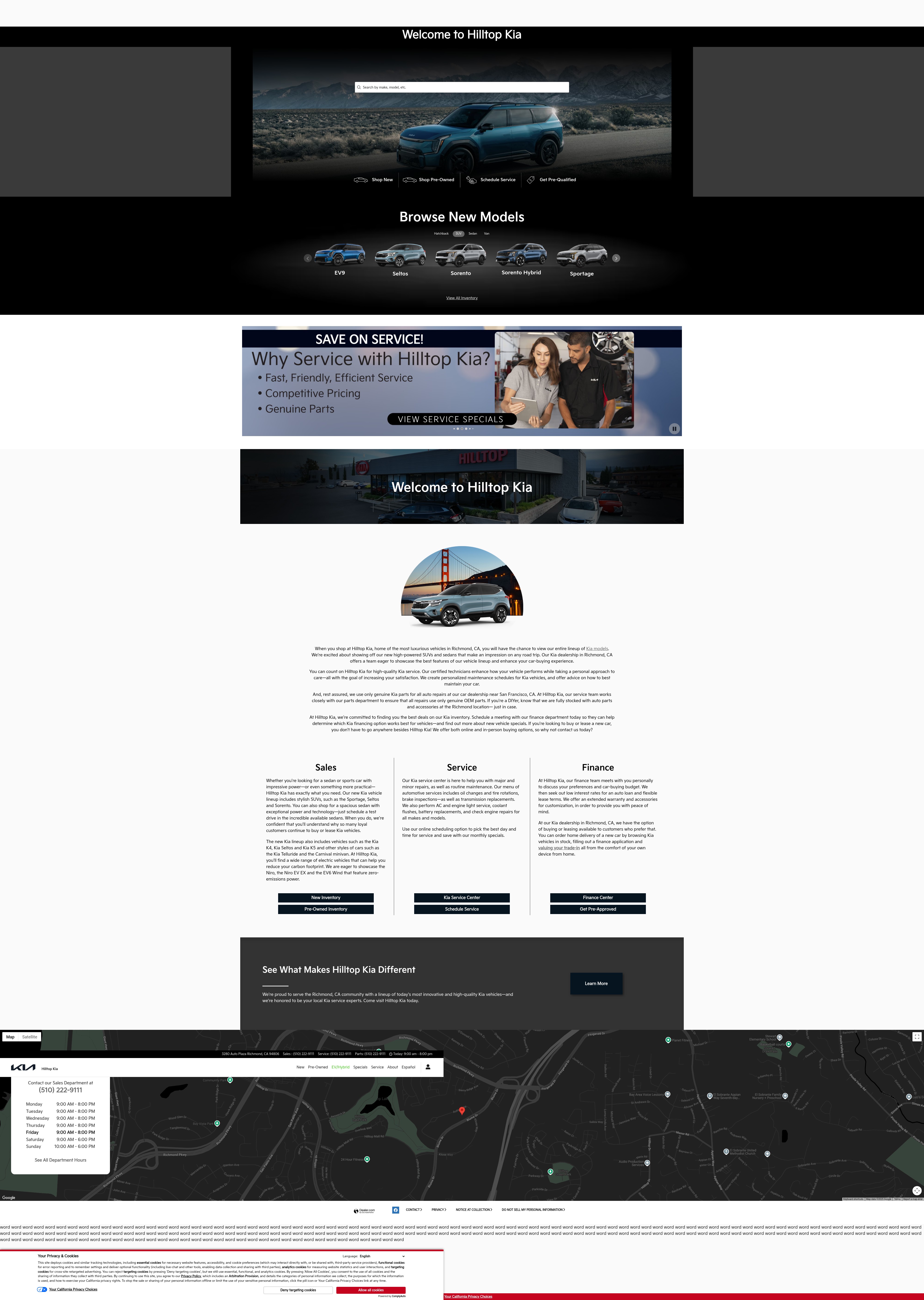 Screenshot of hilltopkia.com