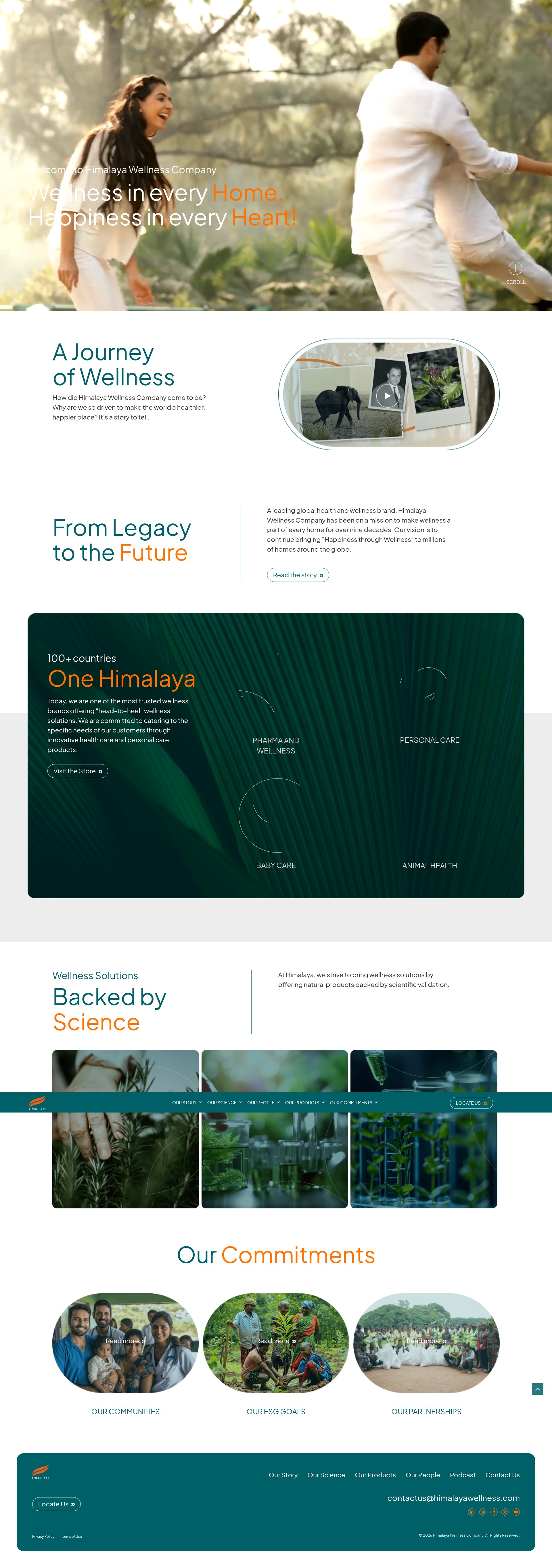 Screenshot of himalayawellness.com
