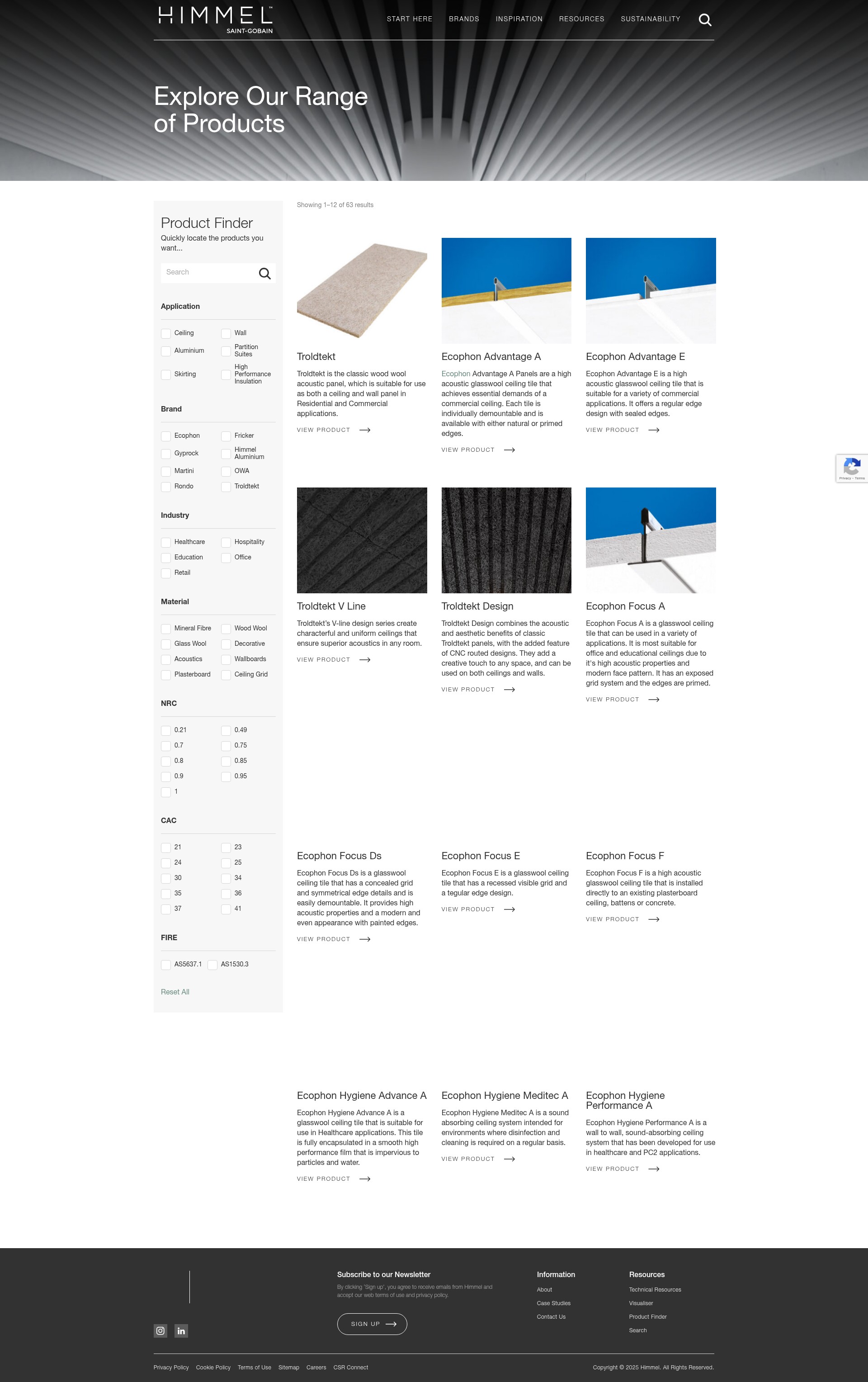 Screenshot of himmel.com.au