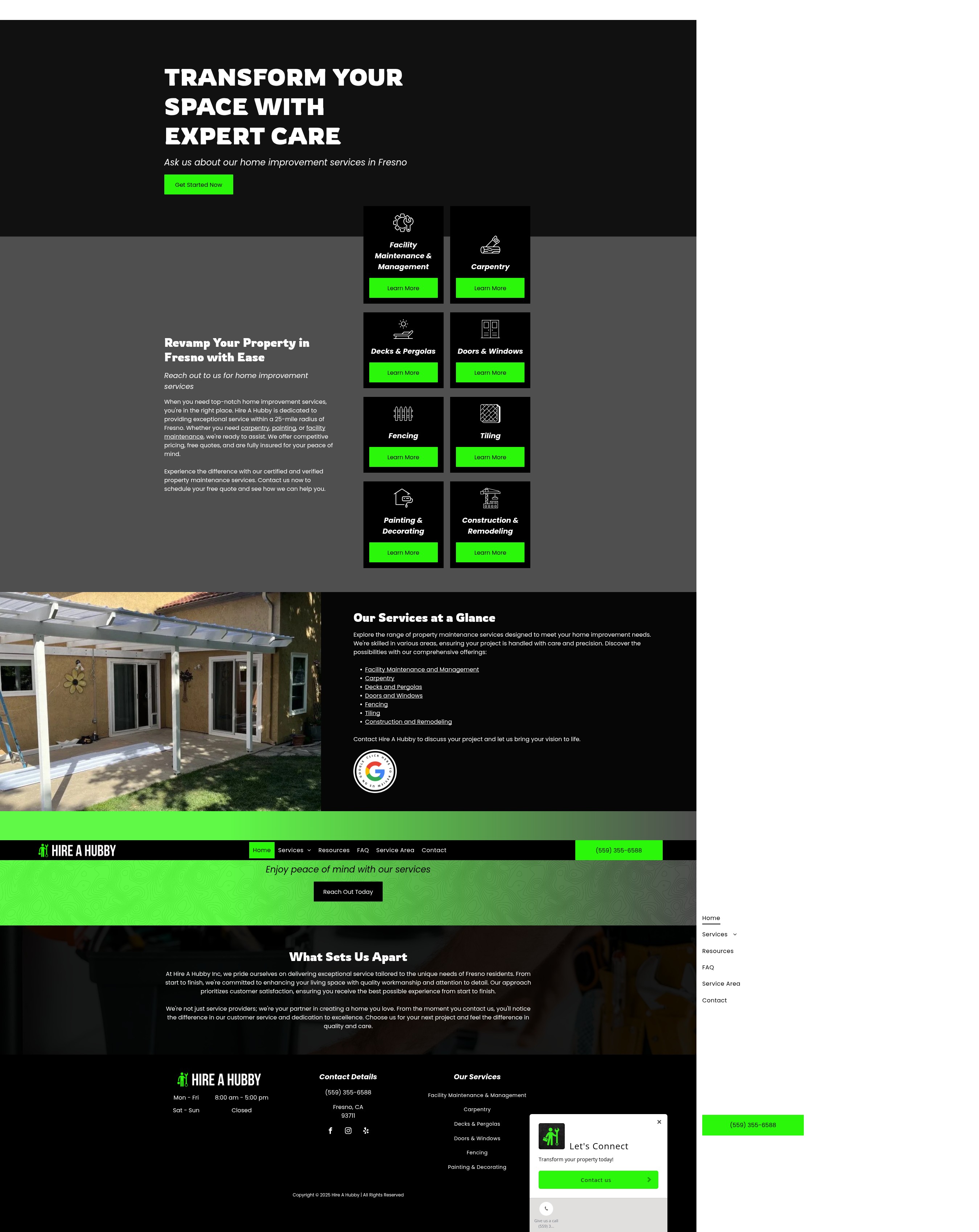 Screenshot of hireahubby.us