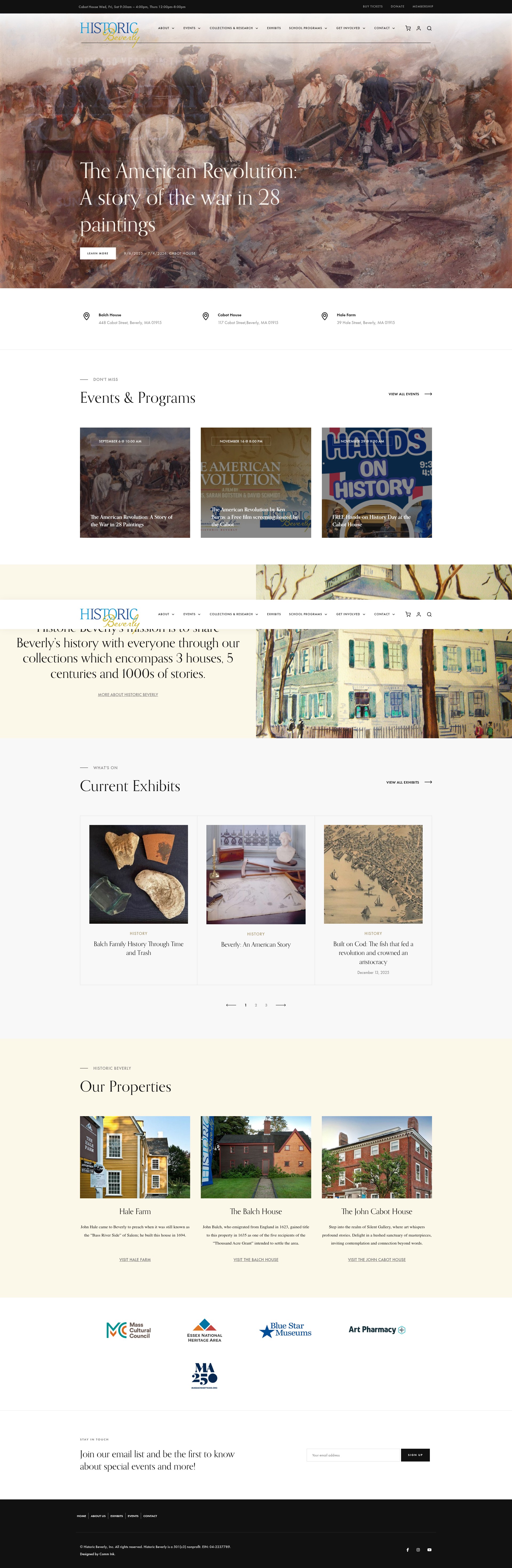 Screenshot of historicbeverly.net