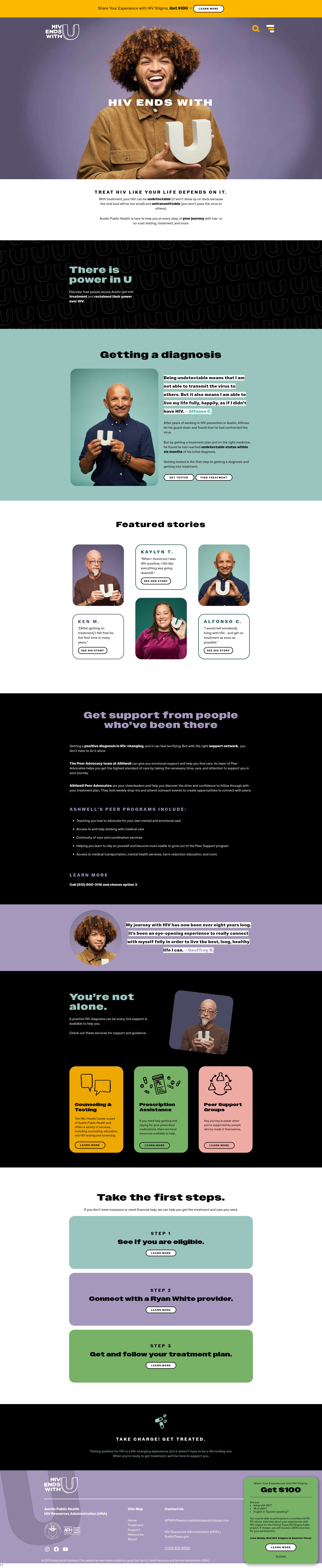 Screenshot of hivendswithu.org