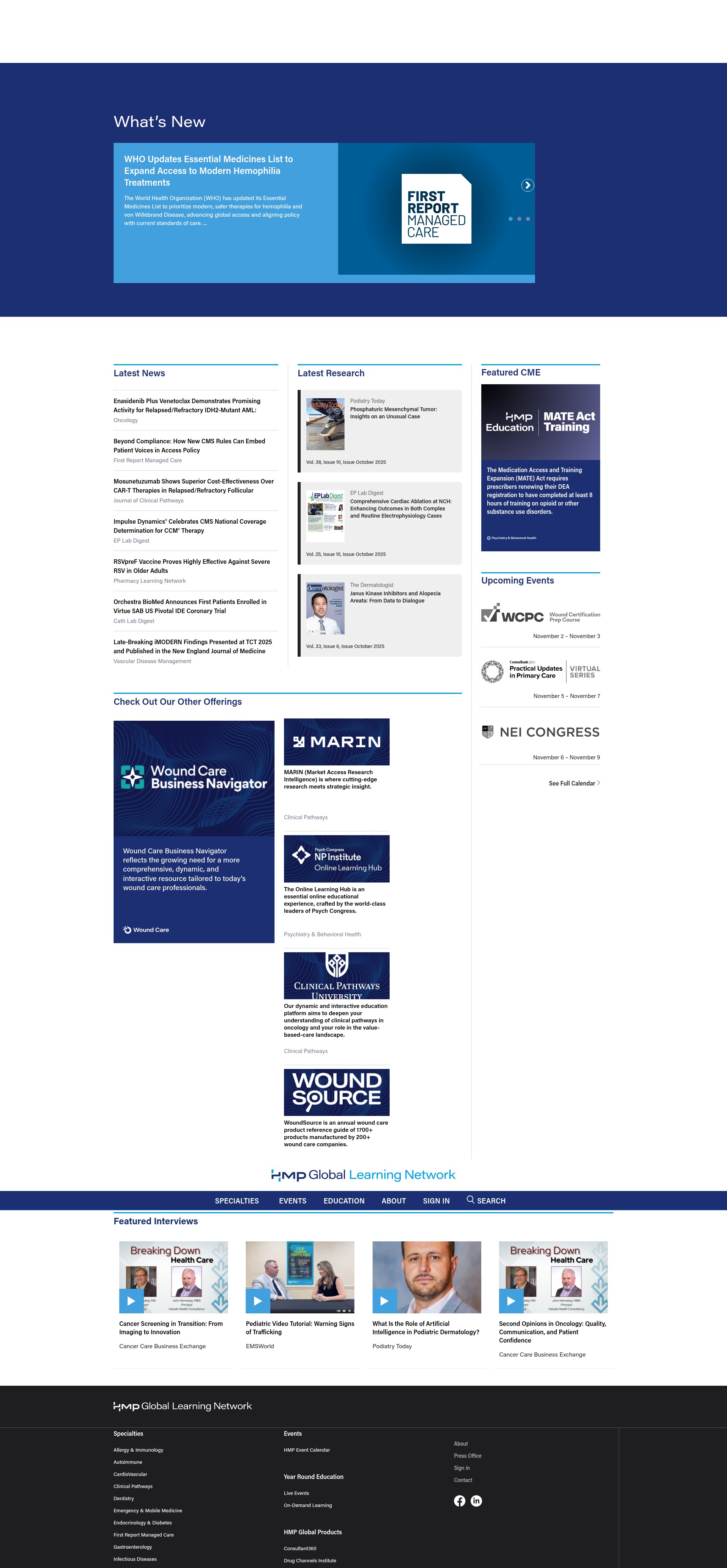 Screenshot of hmpgloballearningnetwork.com