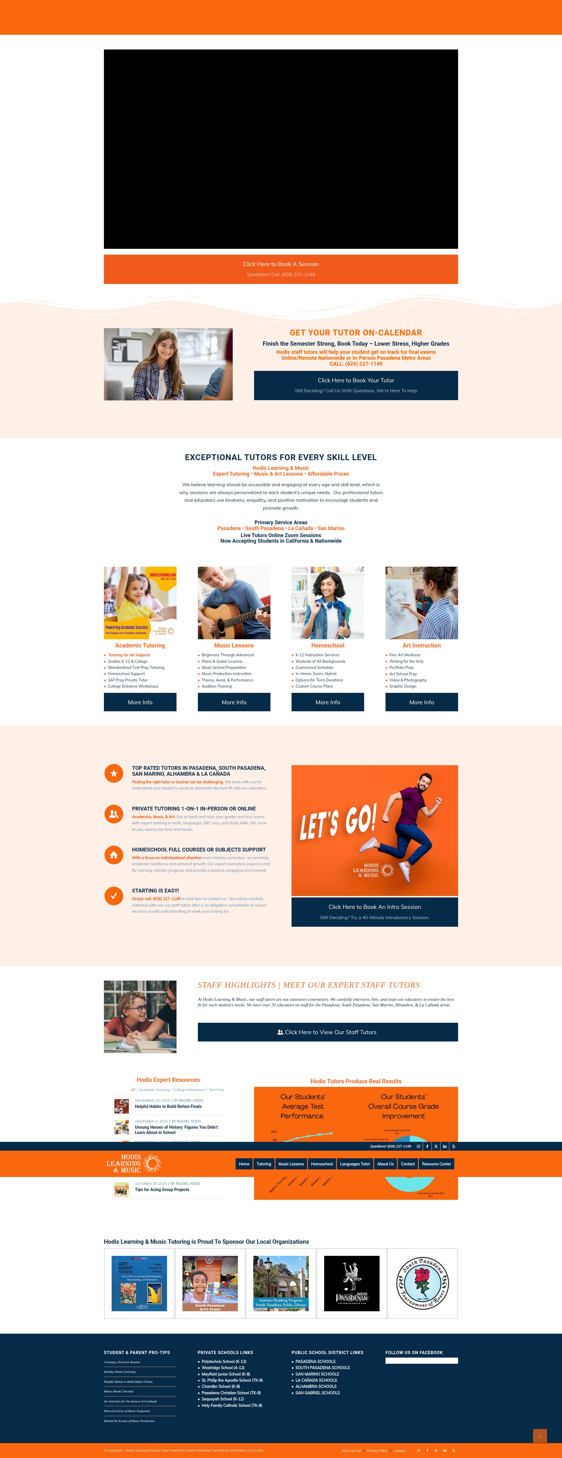 Screenshot of hodislearning.com