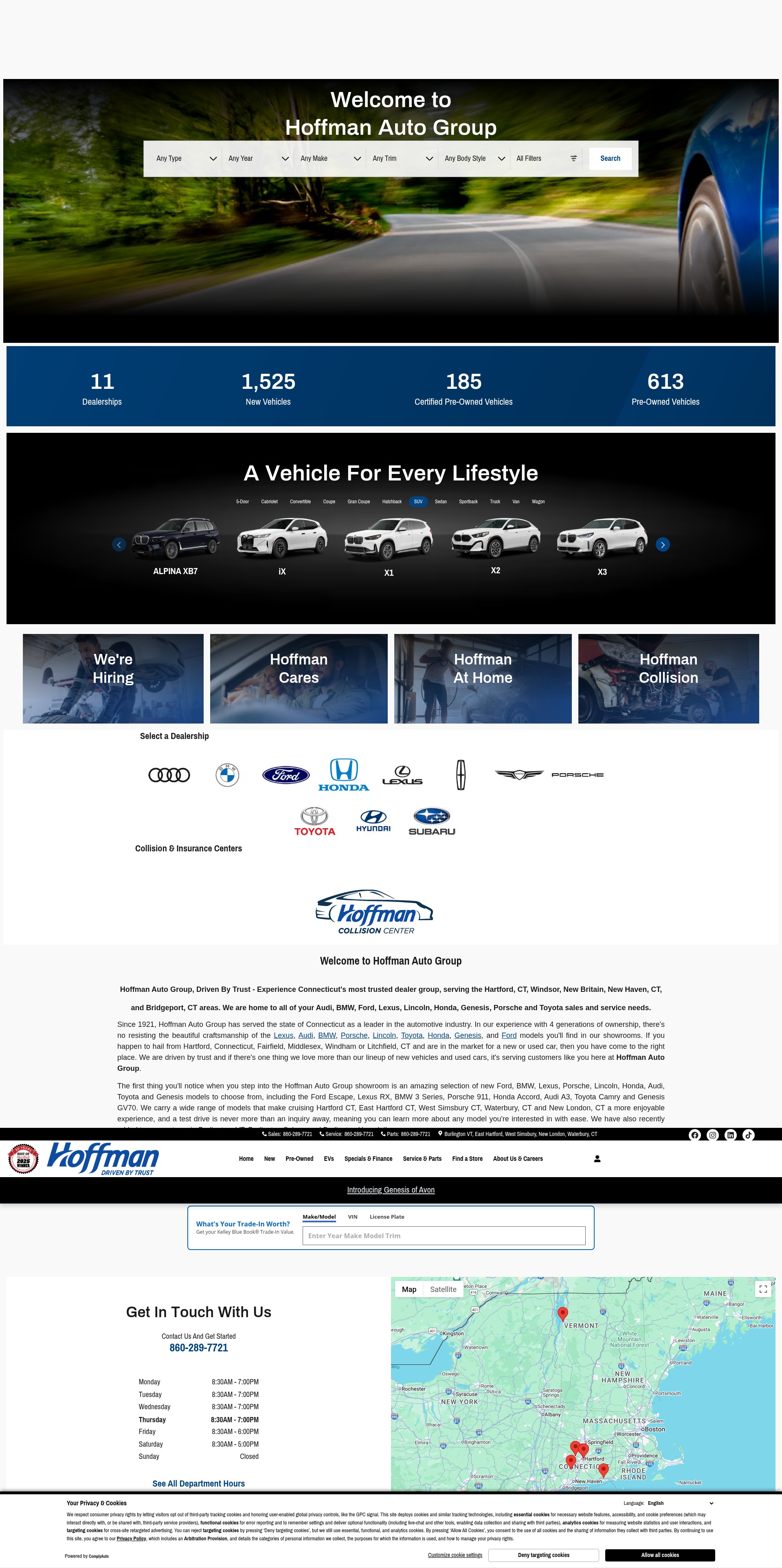 Screenshot of hoffmanauto.com